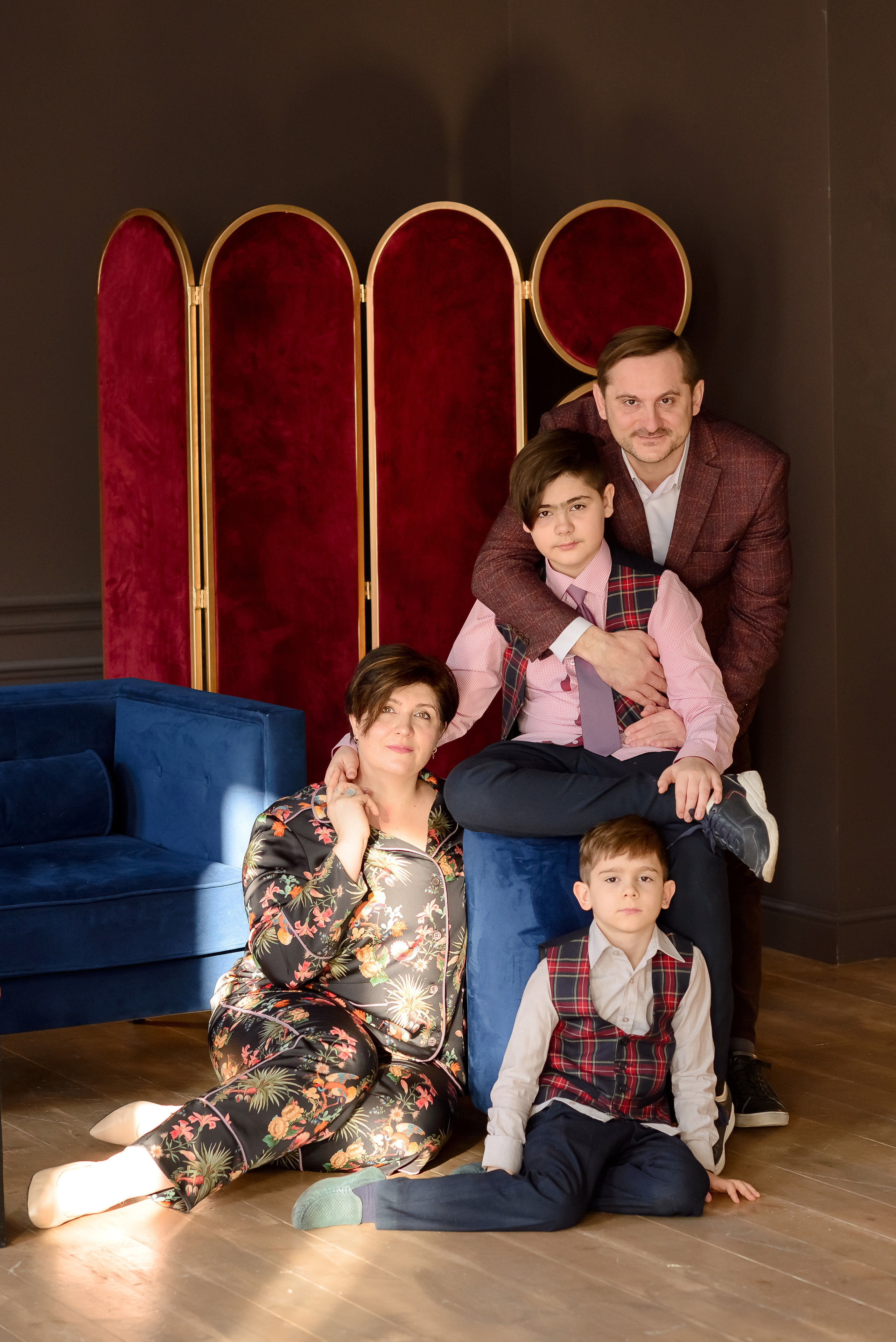 Студийные семейные съемки. Фотограф Александра Бонова