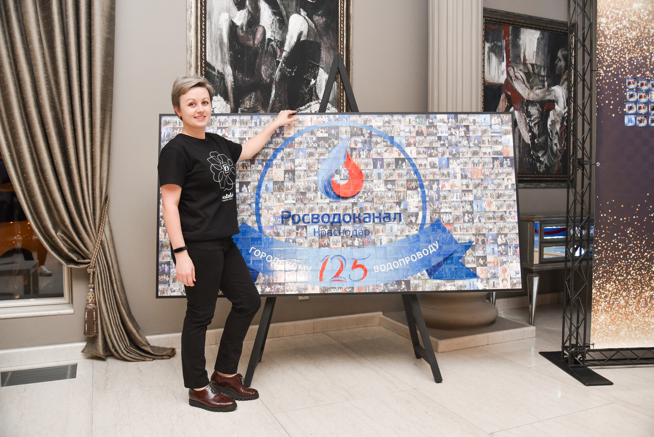 Фотомозаика (фотостена). Инсталаб Краснодар фото и видео интерактивы на ваше мероприятие