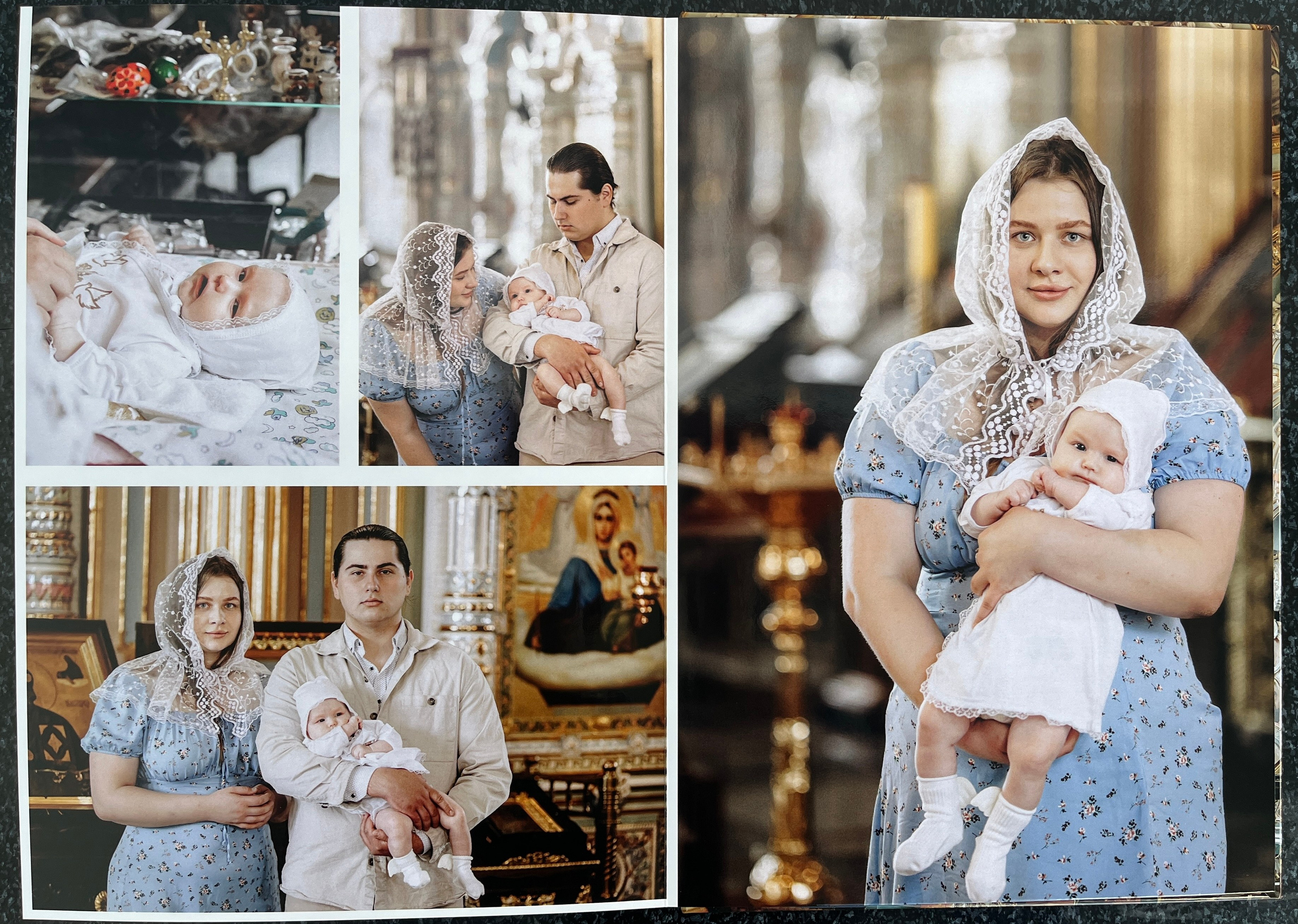 Крещение в Большой Валяевке. Семейный фотограф в Пензе Мария Левина