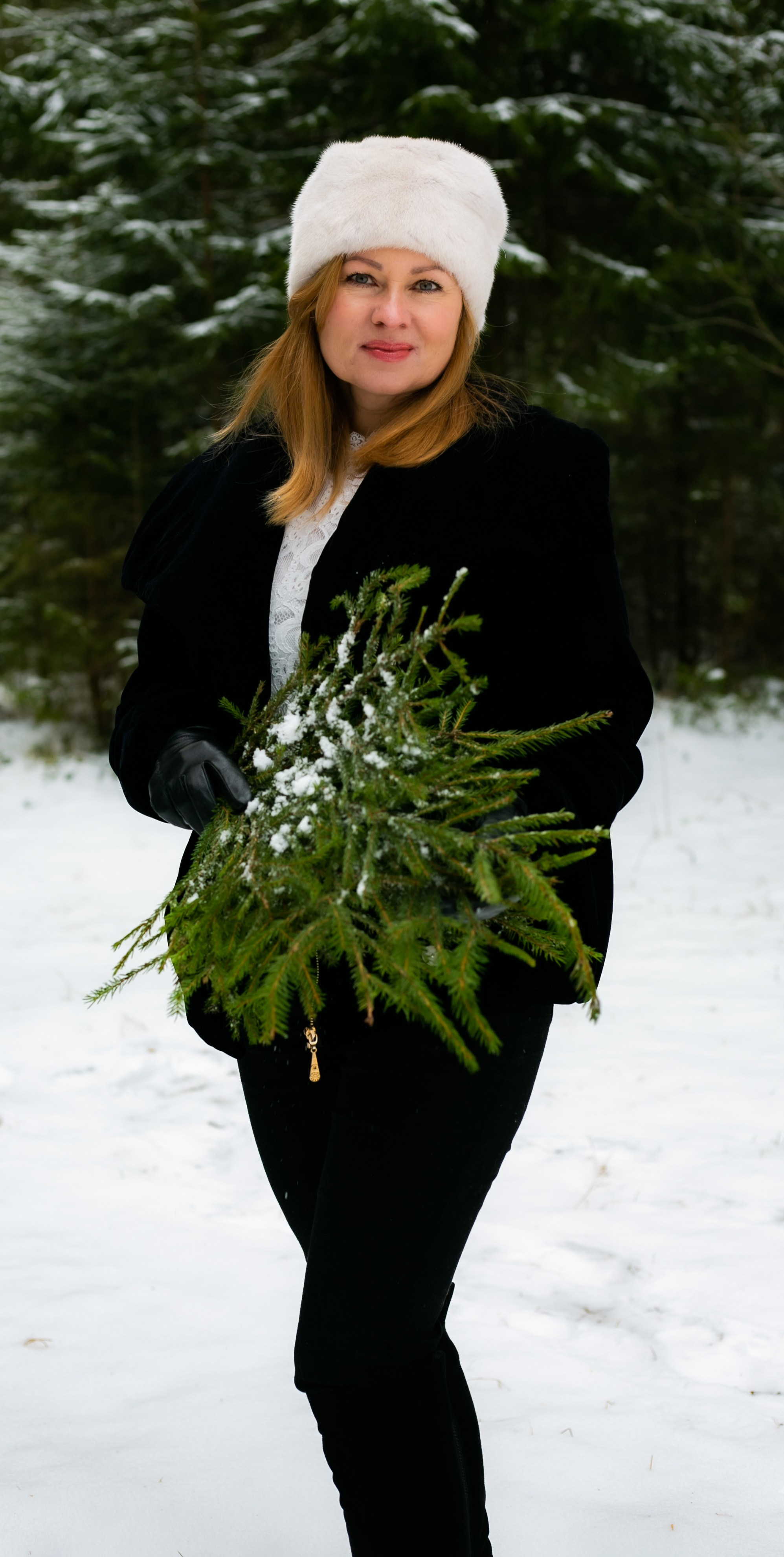 Елена зимняя фотосессия. Фотограф Надежда Абаренова