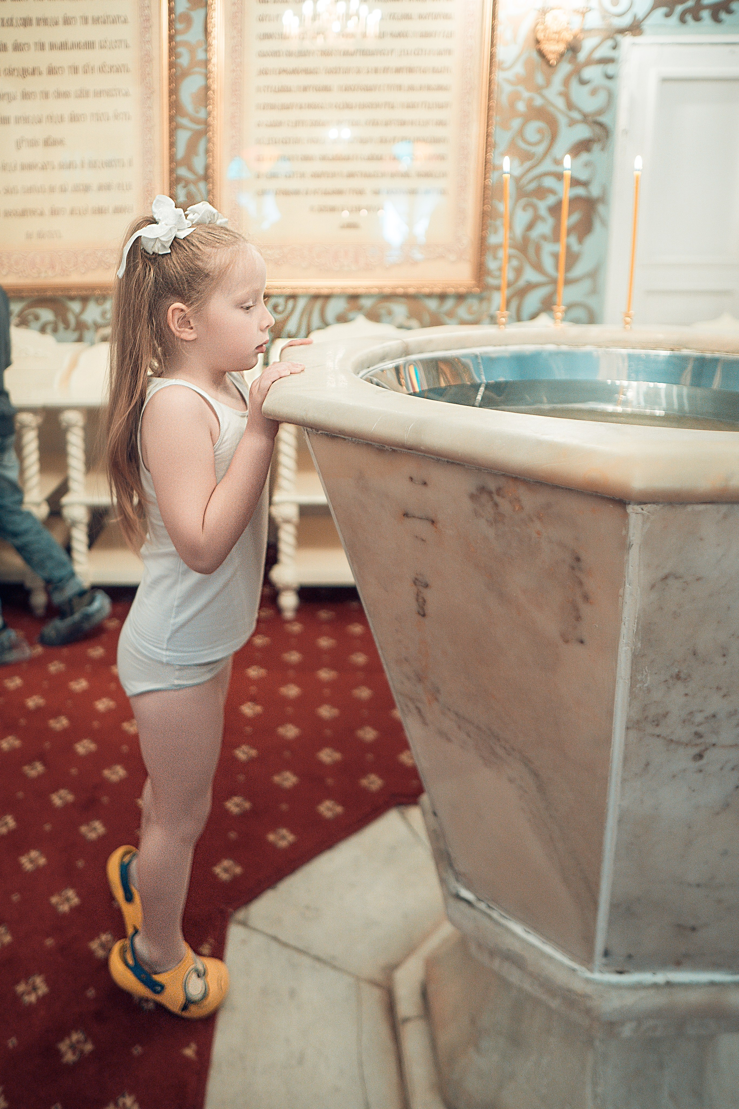 Таинство Крещения Артема, Ангелины и Адрианы