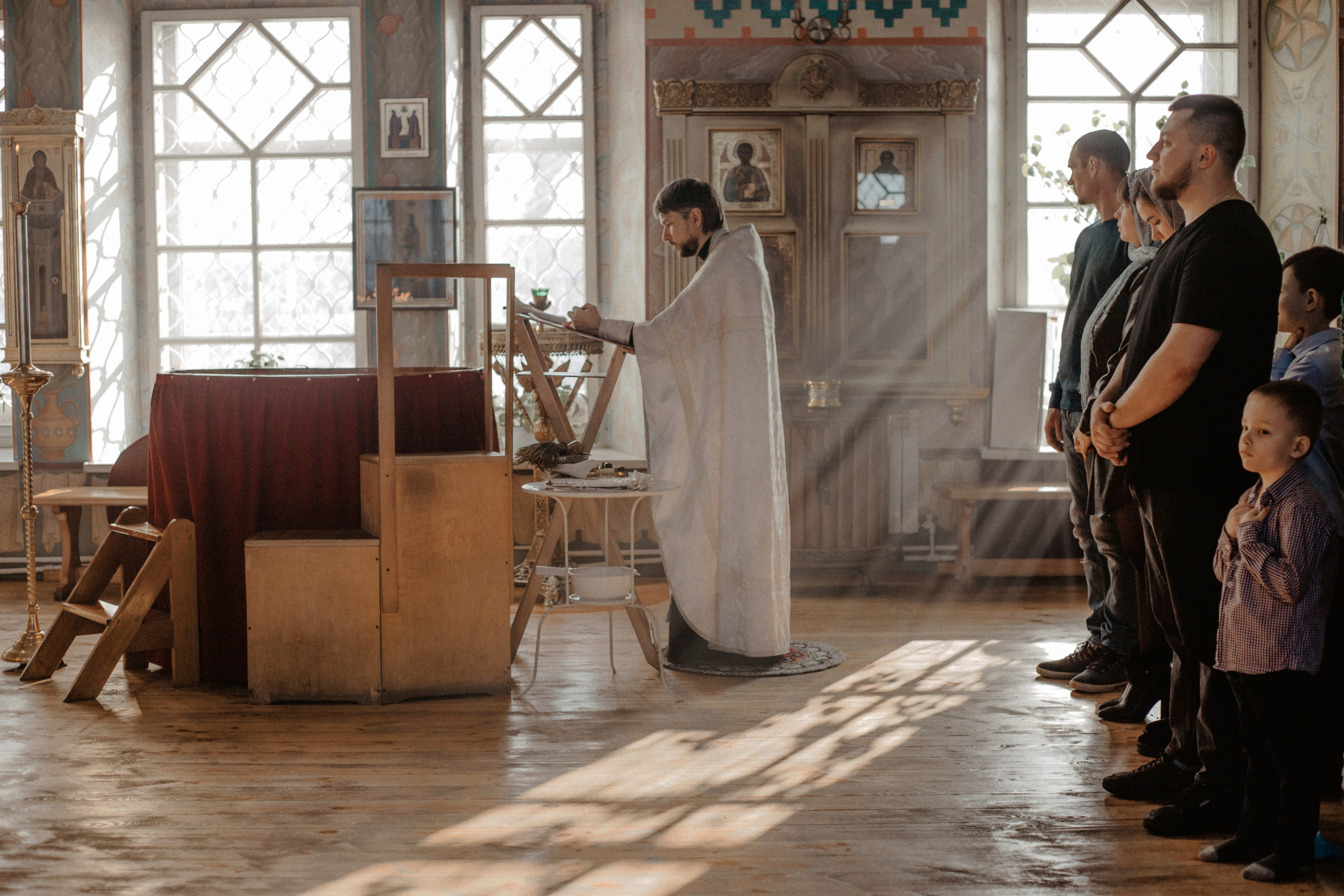 Крещение Евгения и Артема. Семейный и детский фотограф в  г. Екатеринбурге Холодова Юлия