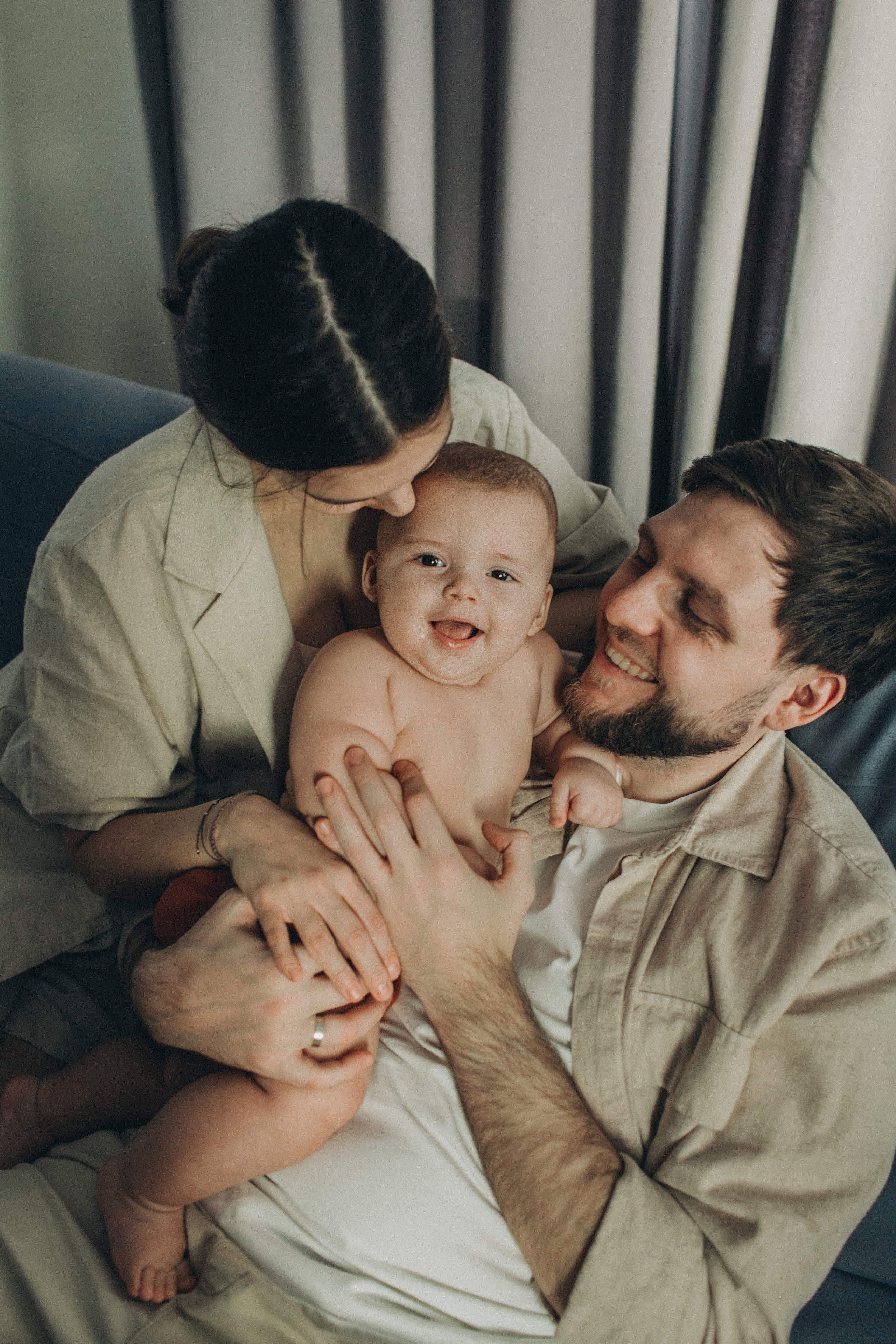 Лев, Мила, Леша. Семейный фотограф Томск