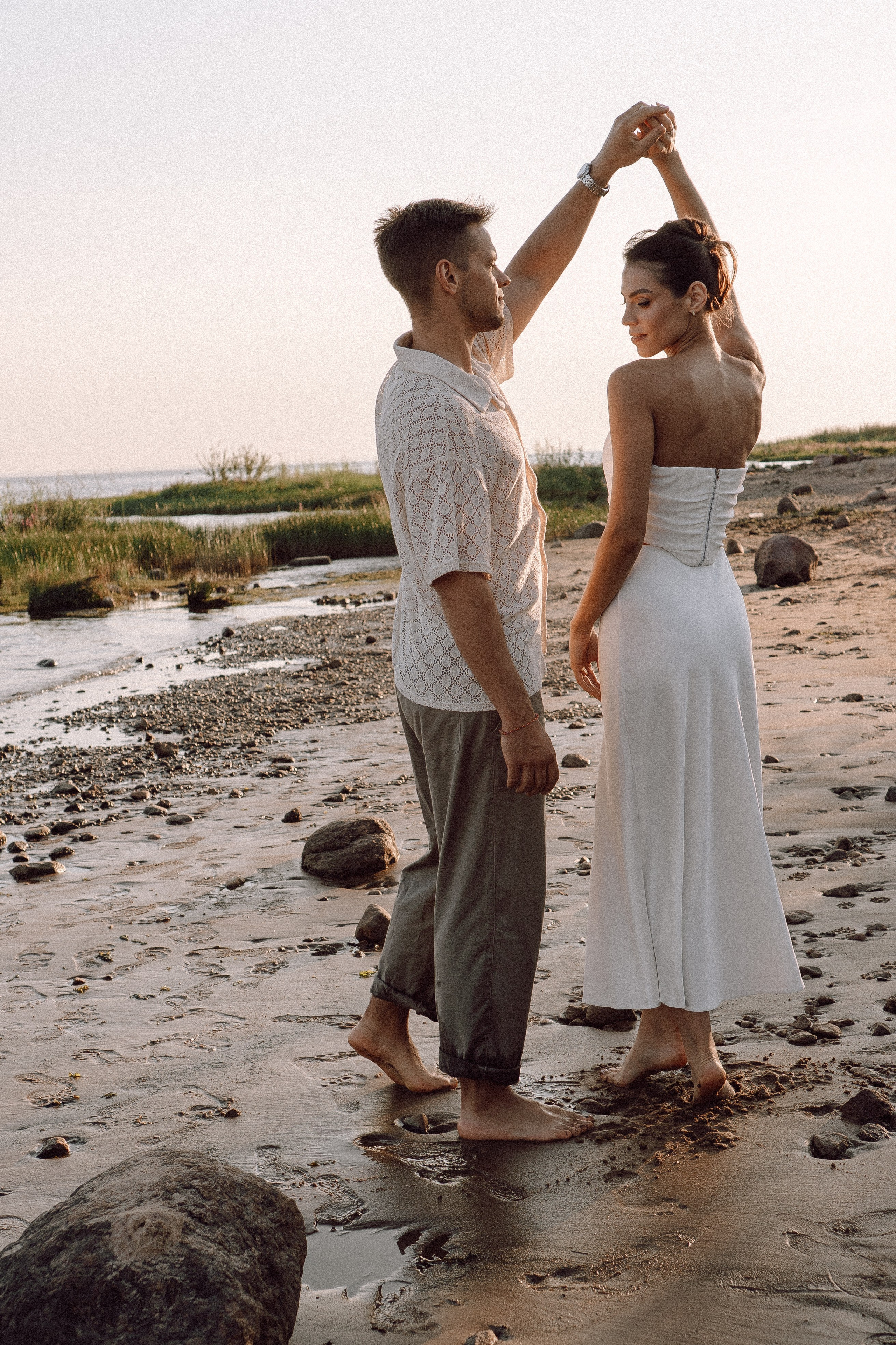 СВАДЕБНАЯ ФОТОСЕССИЯ ВЫЕЗДНОЙ ЦЕРЕМОНИИ (ФИНСКИЙ ЗАЛИВ). Профессиональный фотограф, Санкт-Петербург — Виктория Богомолова