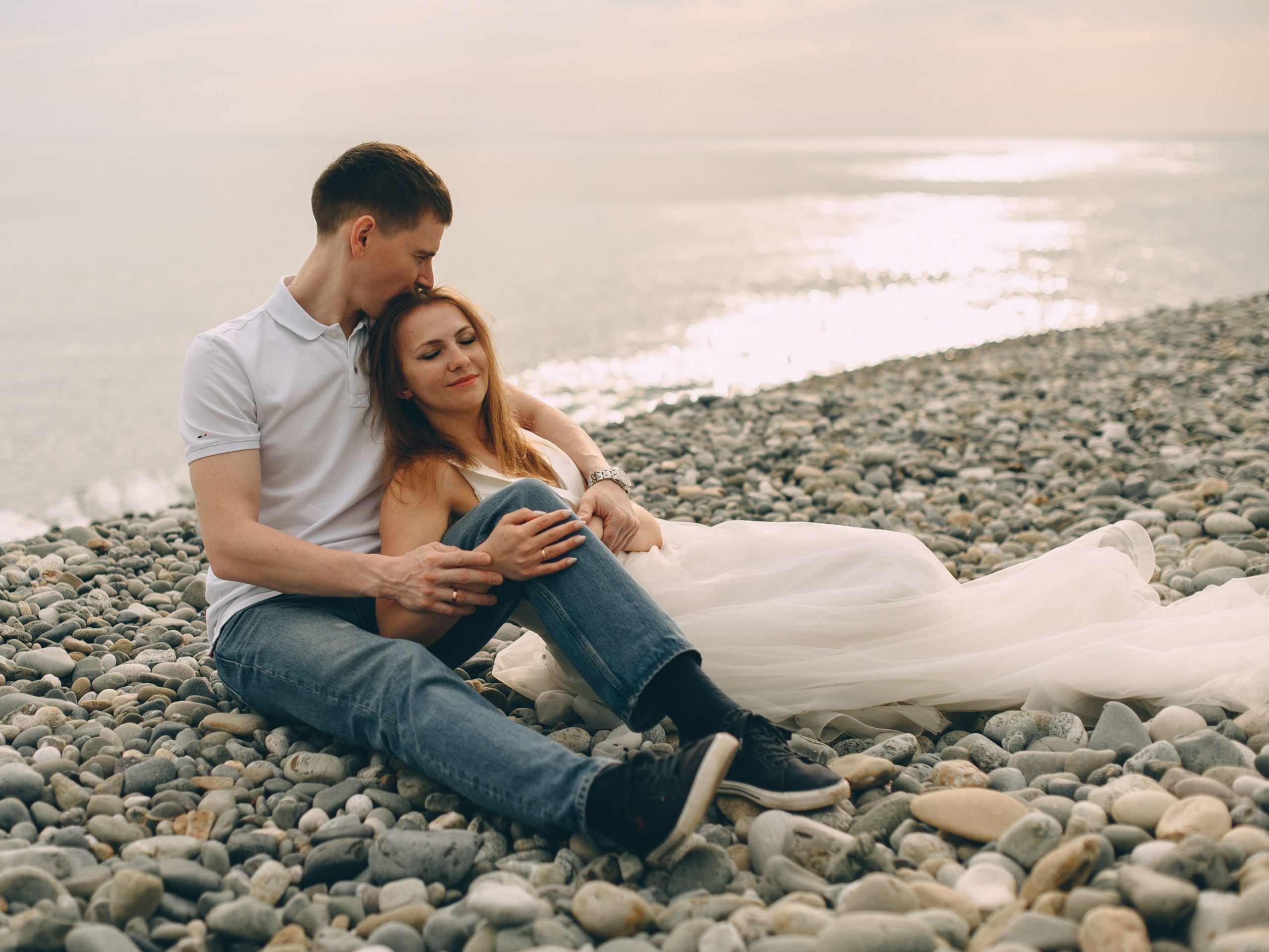 Свадебная прогулка пляж Бархатные Сезоны. Свадебный и семейный фотограф София Невская