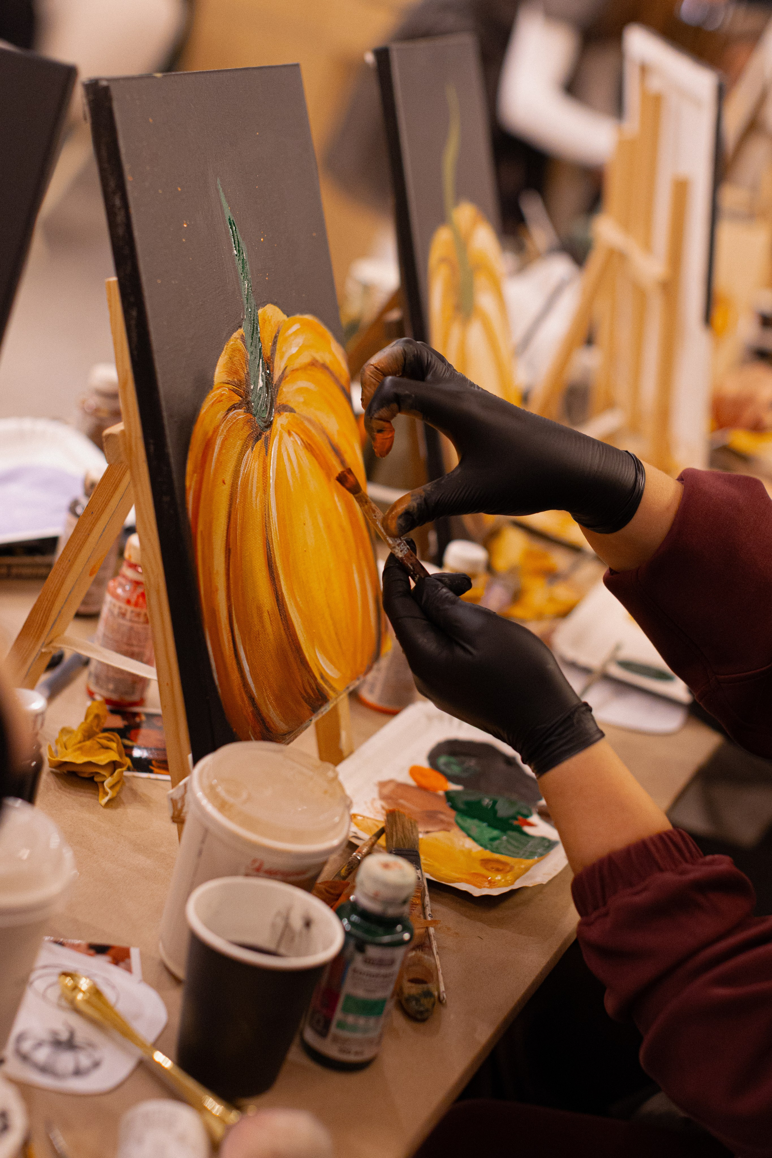 МК Тыква в кафе Здрасте. Анастасия Ракчеева Художник