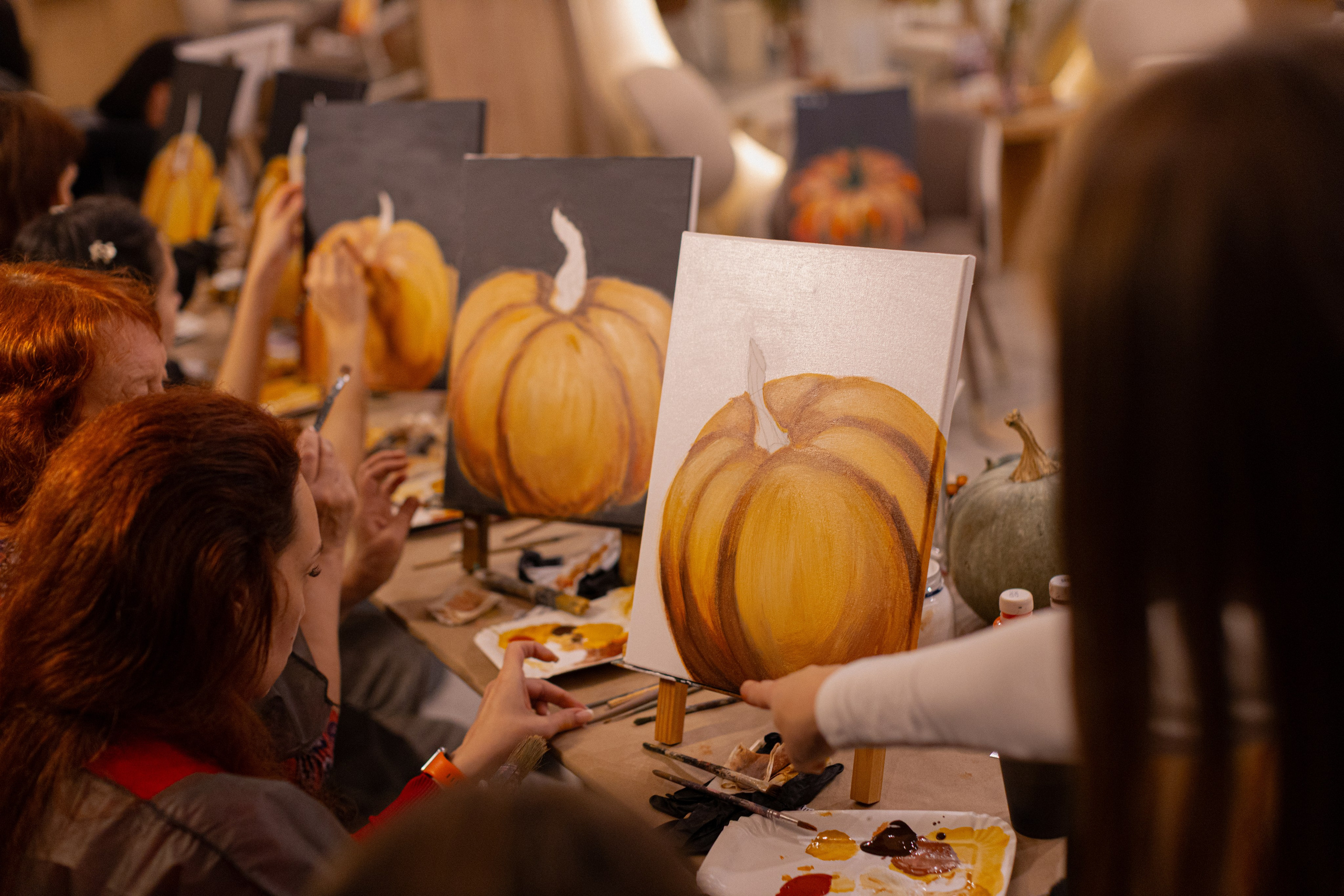 МК Тыква в кафе Здрасте. Анастасия Ракчеева Художник