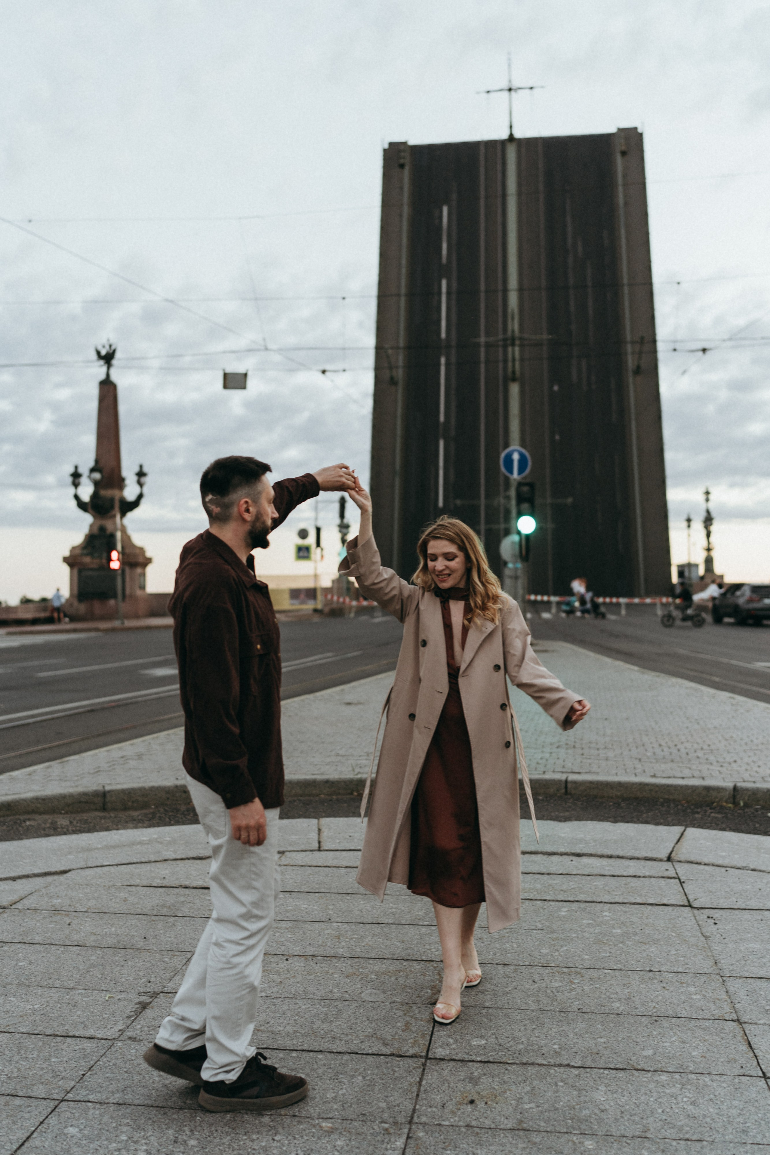 Максим и Настя / Разводные мосты. Фотограф в Санкт-Петербурге — Лучина Екатерина