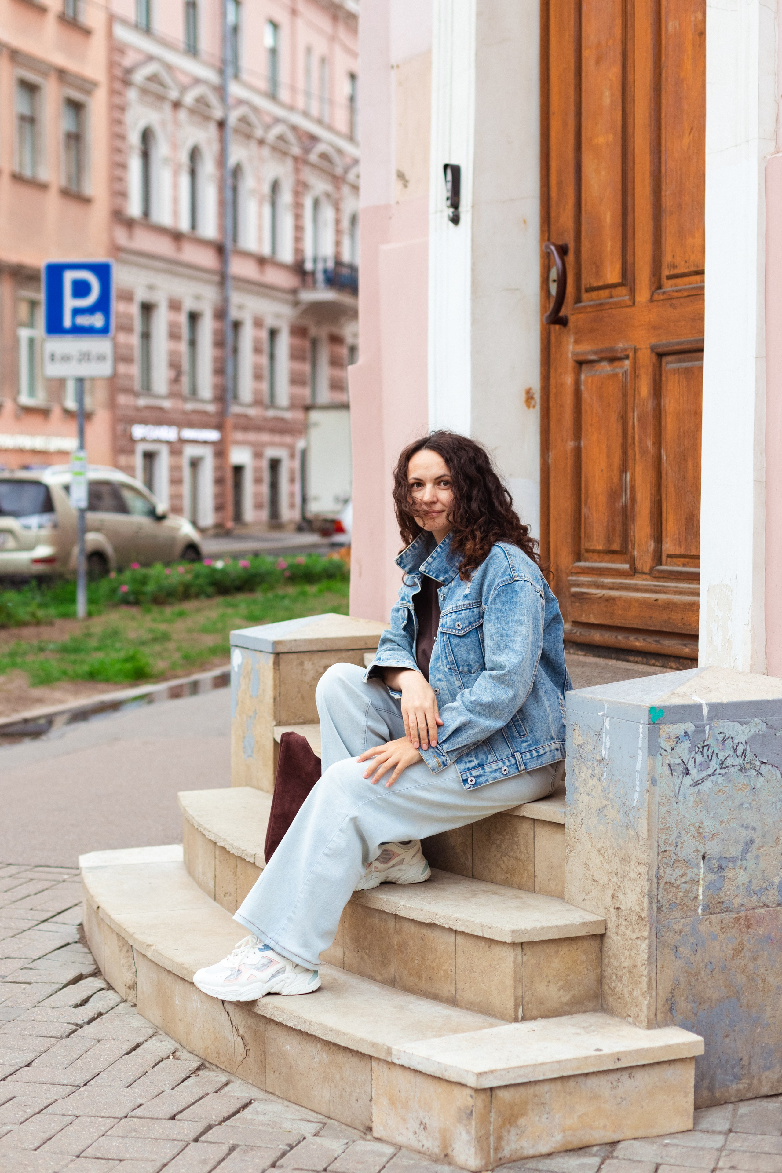 Фотопрогулка на Сенной для Кати. Портретный фотограф в Санкт-Петербурге Надежда Капранова