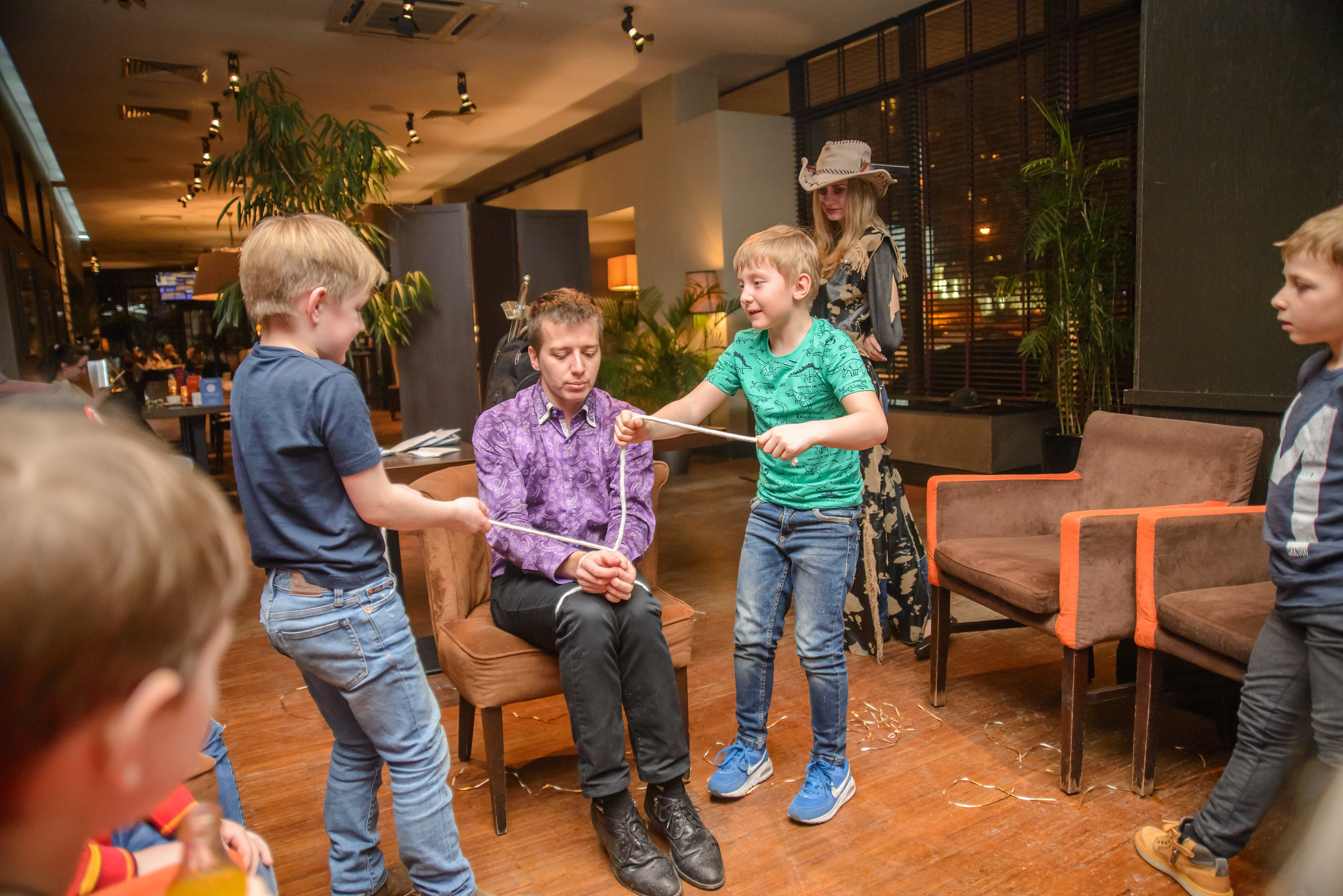 Детский день рождения в ресторане