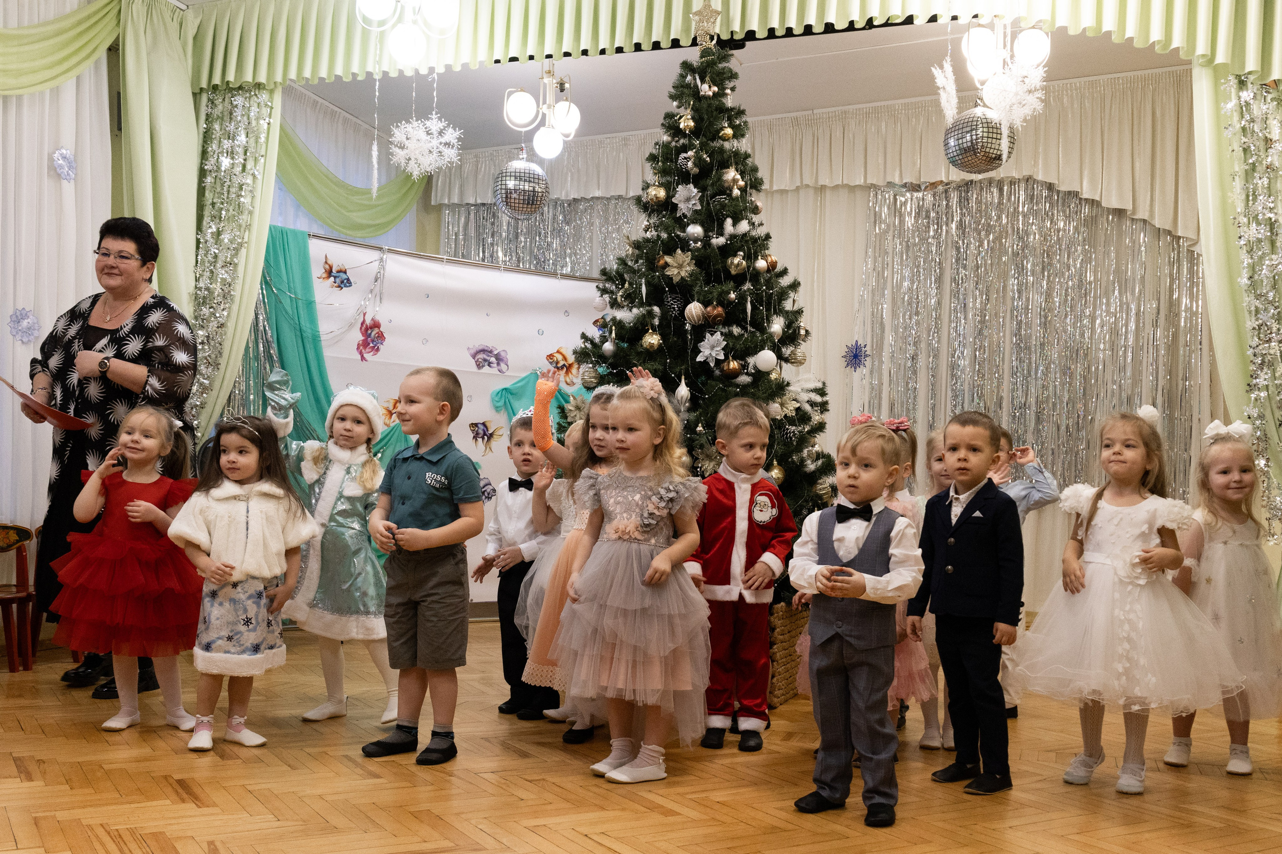 Новогодние утренники. Фотограф Просиняк Мария