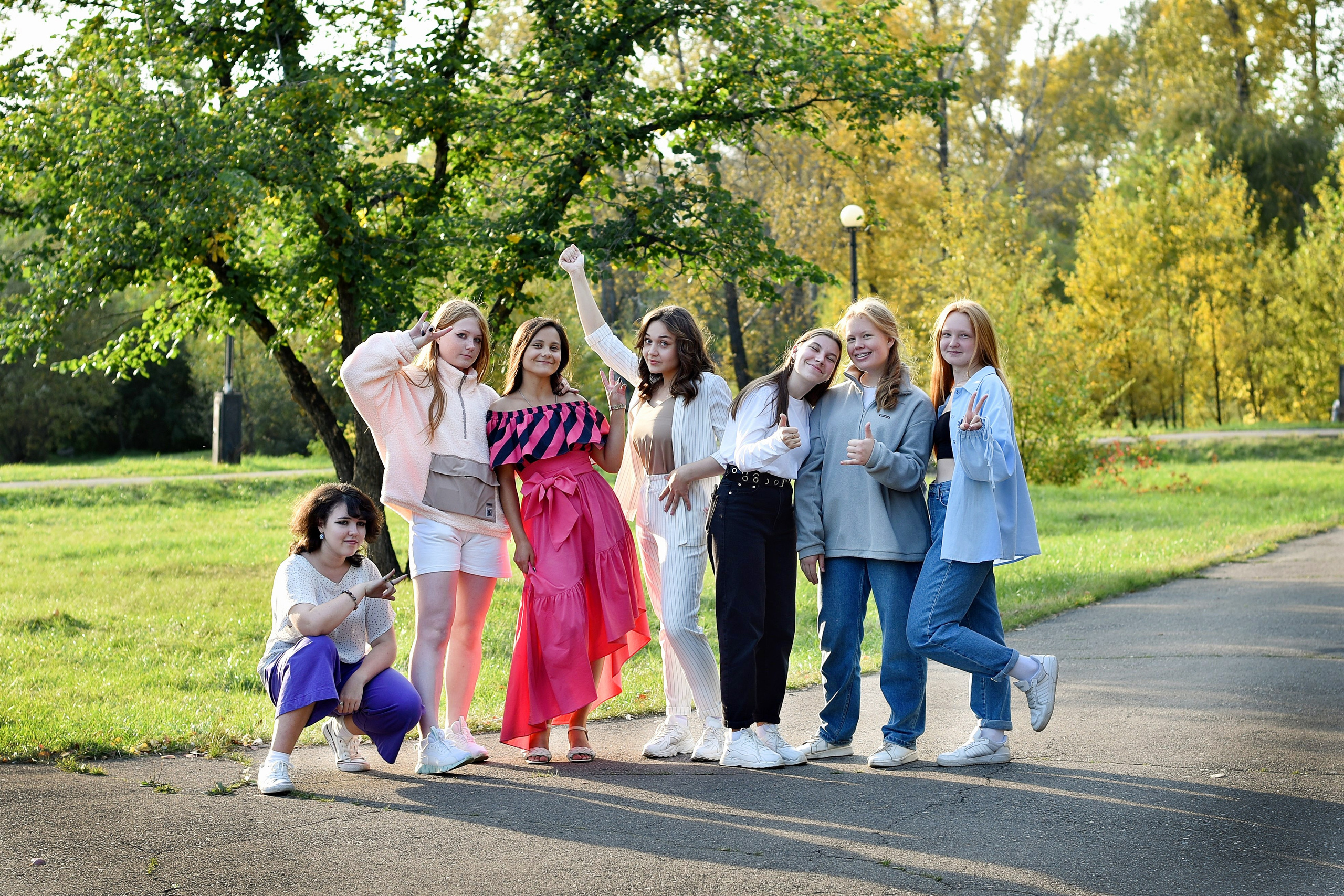 ФОТОСЕССИЯ В ПАРКЕ осень. Школьный фотограф ЛАРИСА МАТВЕЕНКО