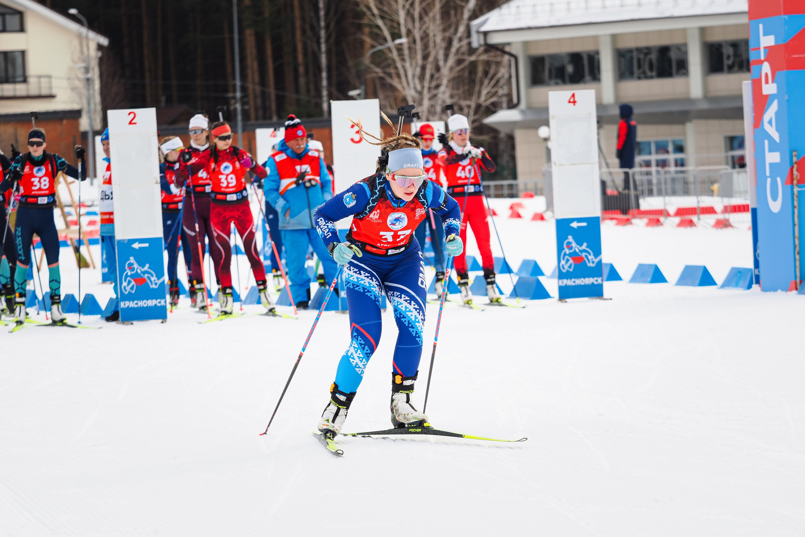 Биатлон / Первенство России. Репортажный фотограф Алексей Козьмин