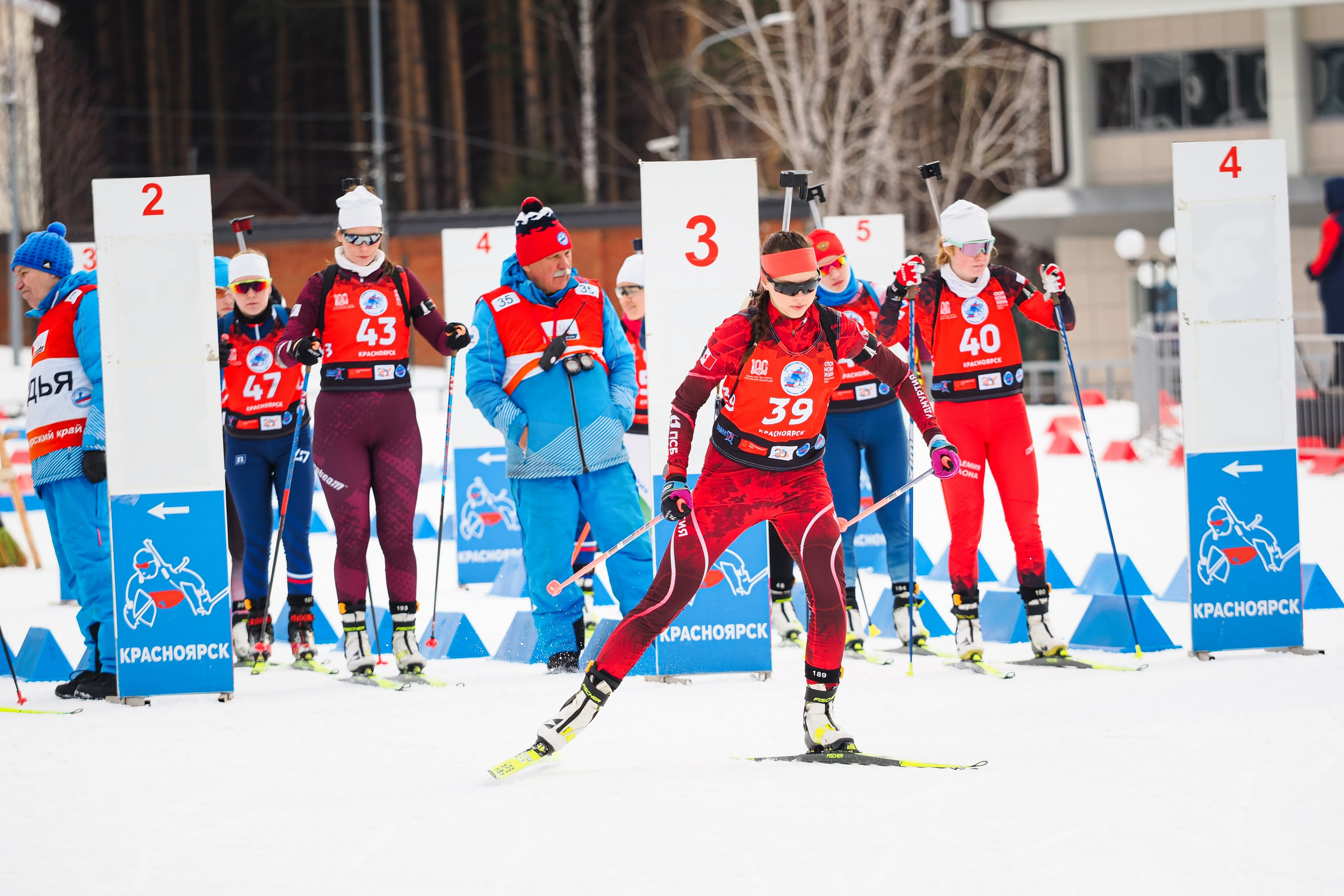 Биатлон / Первенство России. Репортажный фотограф Алексей Козьмин
