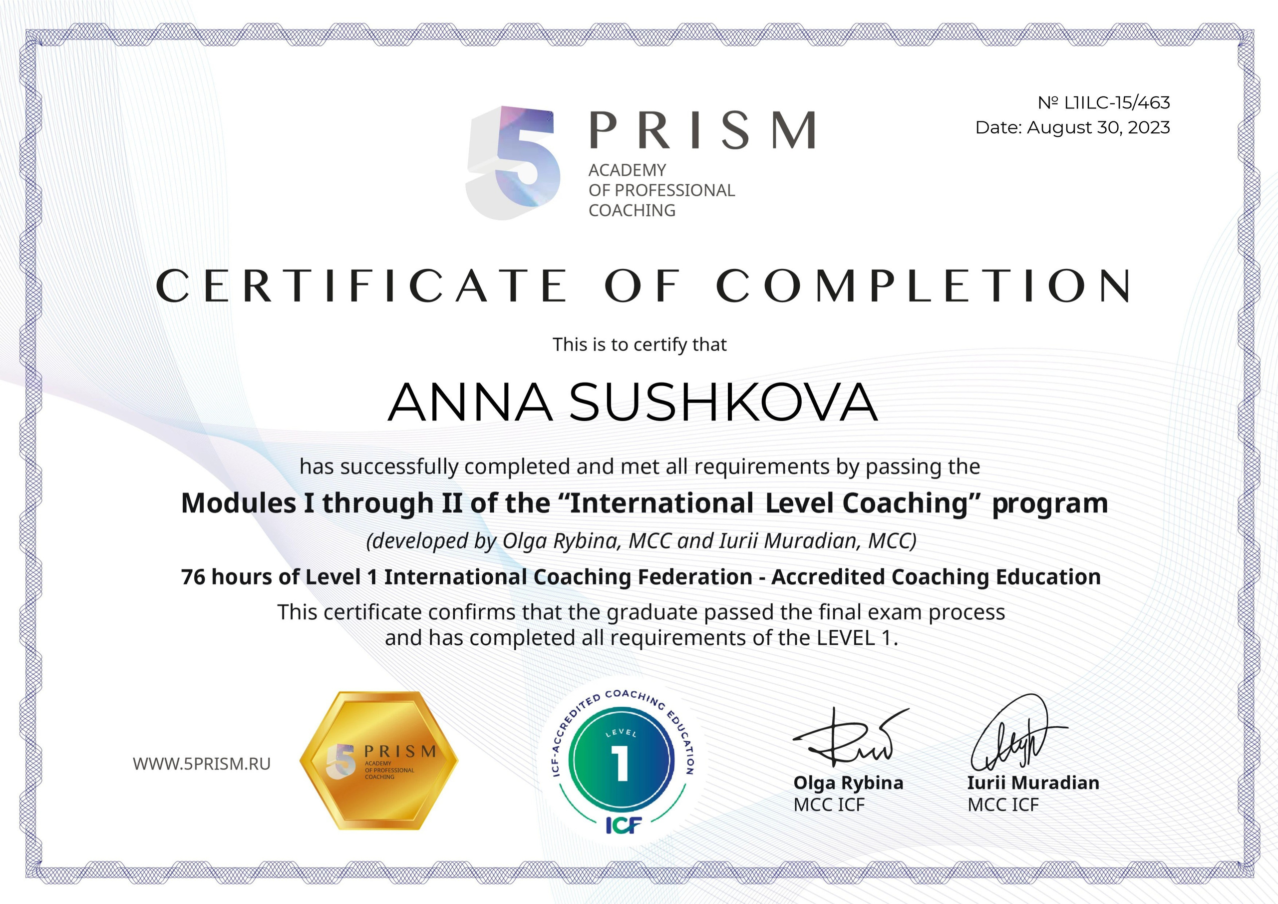 Coach & photographer Anna Sushkova | Valencia, Spain