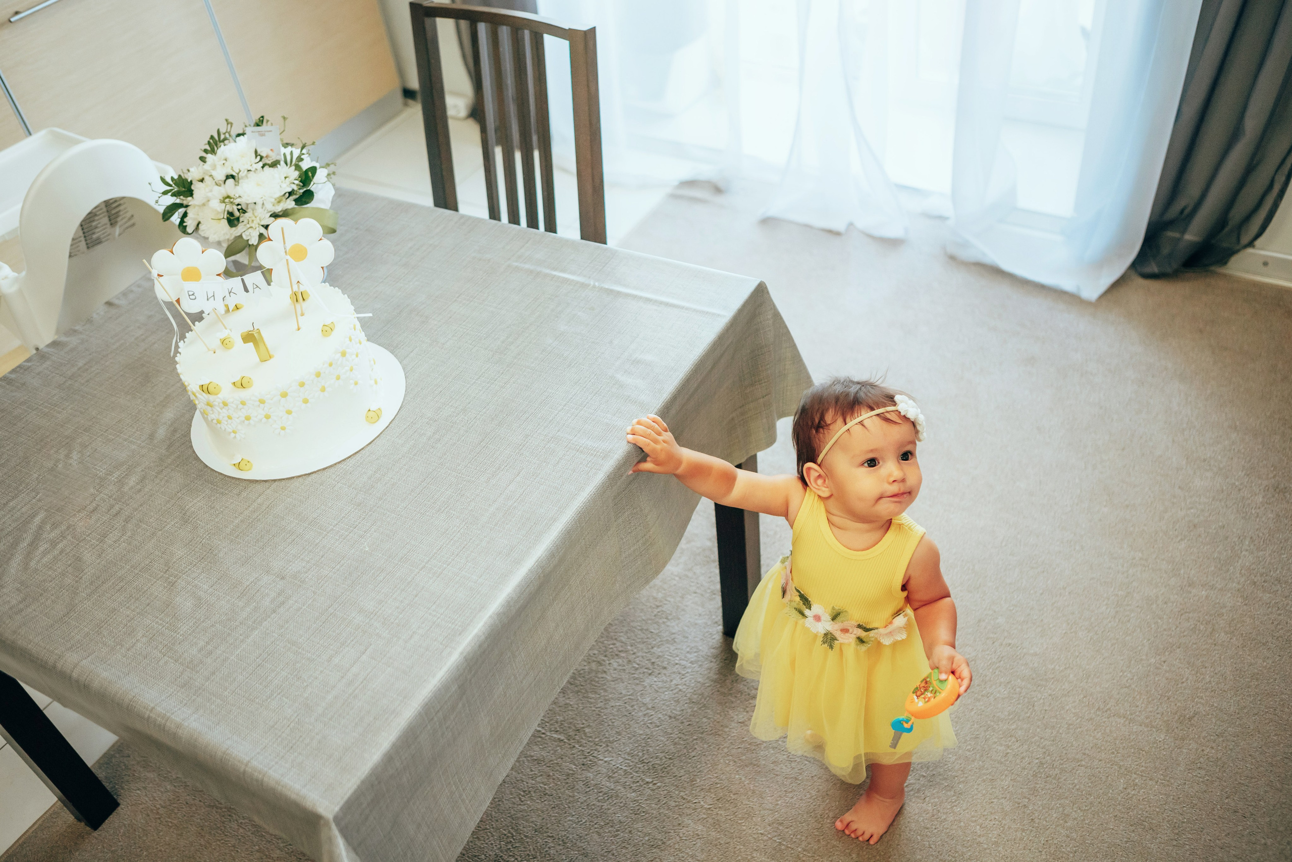 Первый День Рождения Вики. Семейный и детский фотограф в г. Новосибирске Макеева Анастасия