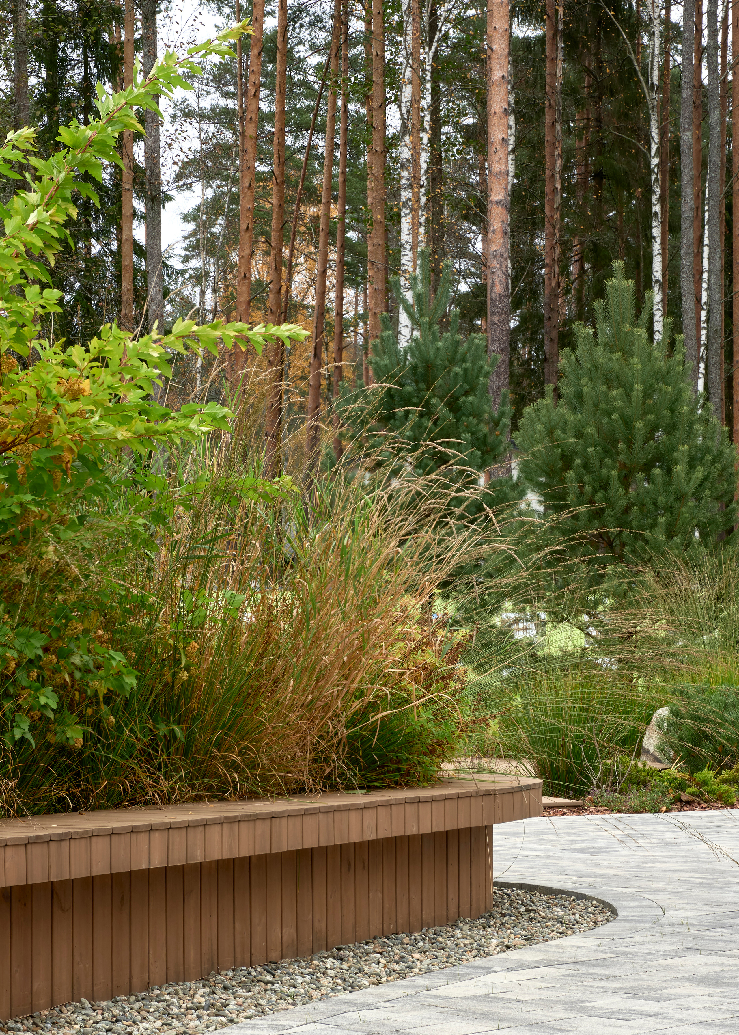 Ландшафтный и интерьерный фотограф Наталья Соловьева. Фотосъемка озеленения въездной зоны в Репино парк для ландшафтной студии lburo | interioto