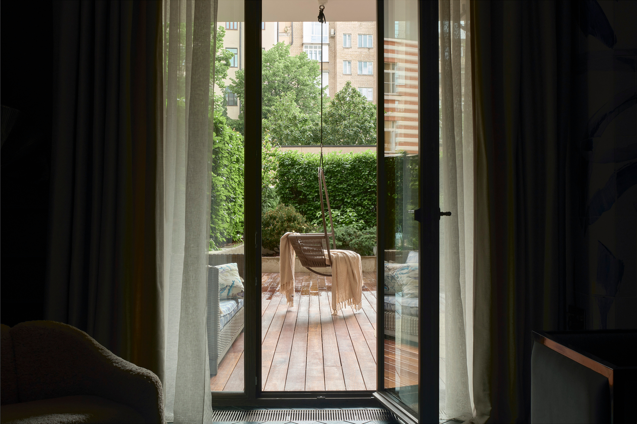 Интерьерный фотограф Наталья Соловьева. Фотосъемка террасы в центре Москвы | interioto