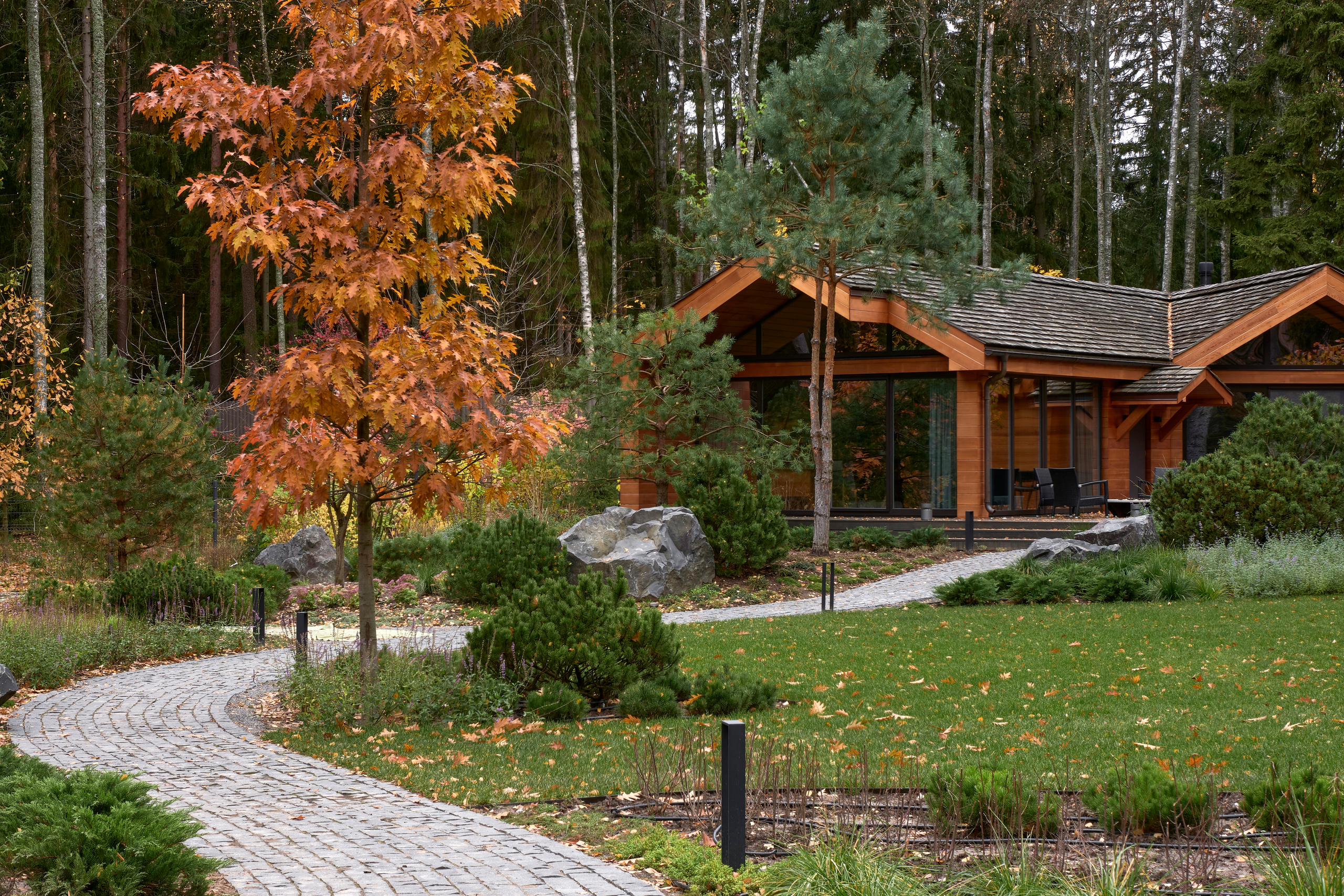 Ландшафтный и интерьерный фотограф Наталья Соловьева. Фотосъемка сада в Репино для ландшафтной студии lburo | interioto