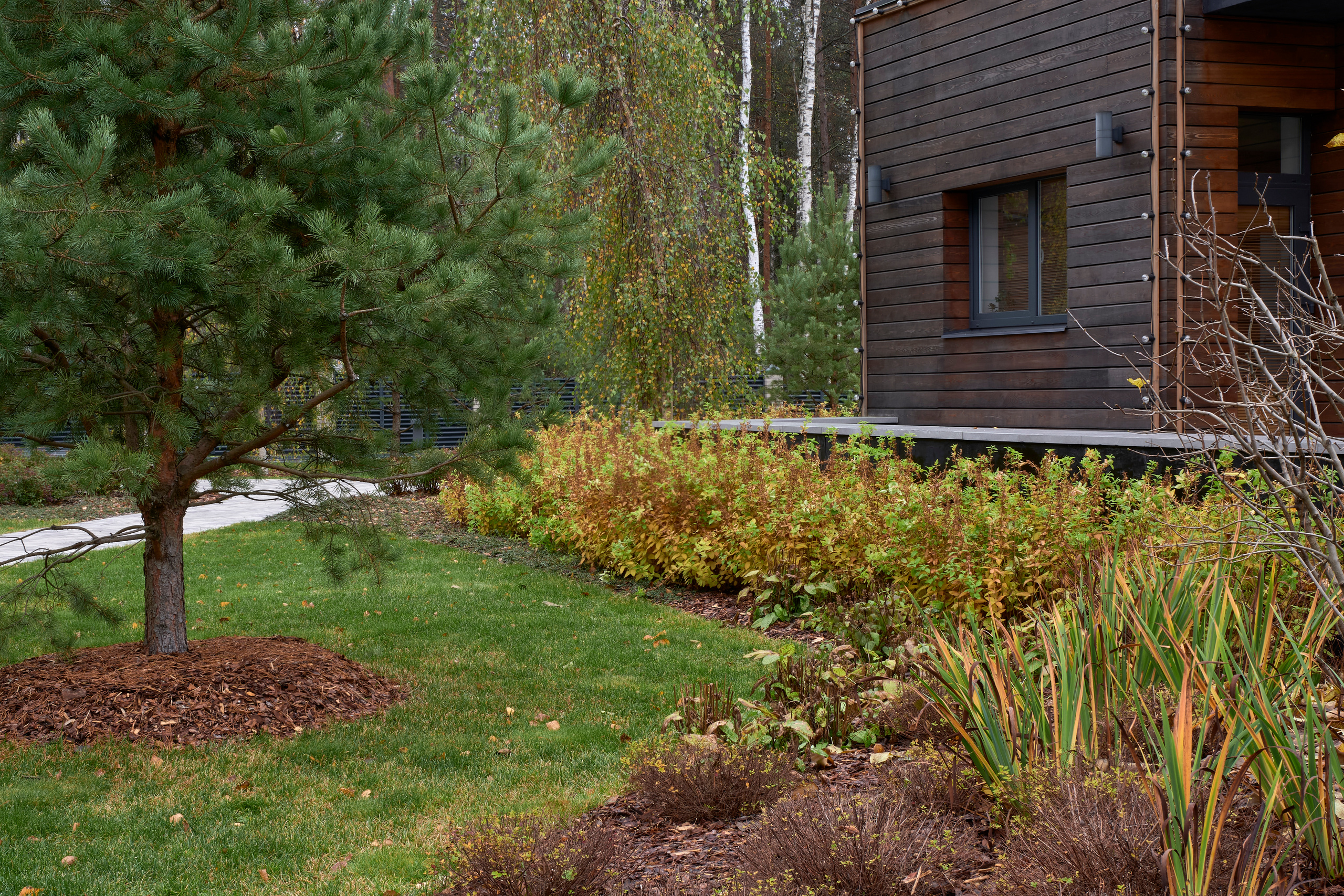 Ландшафтный и интерьерный фотограф Наталья Соловьева. Фотосъемка озеленения въездной зоны в Репино парк для ландшафтной студии lburo | interioto