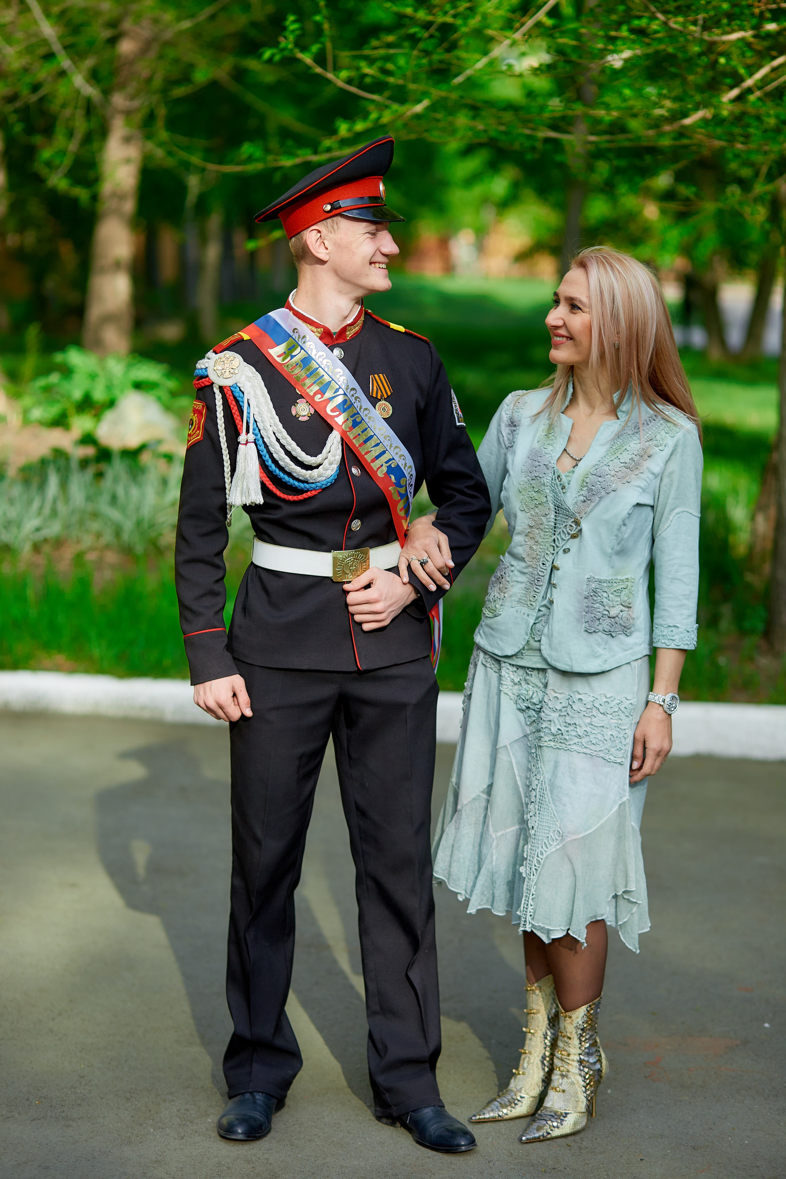 Кадеты последний звонок. Фотограф Вячеслав Фарунин