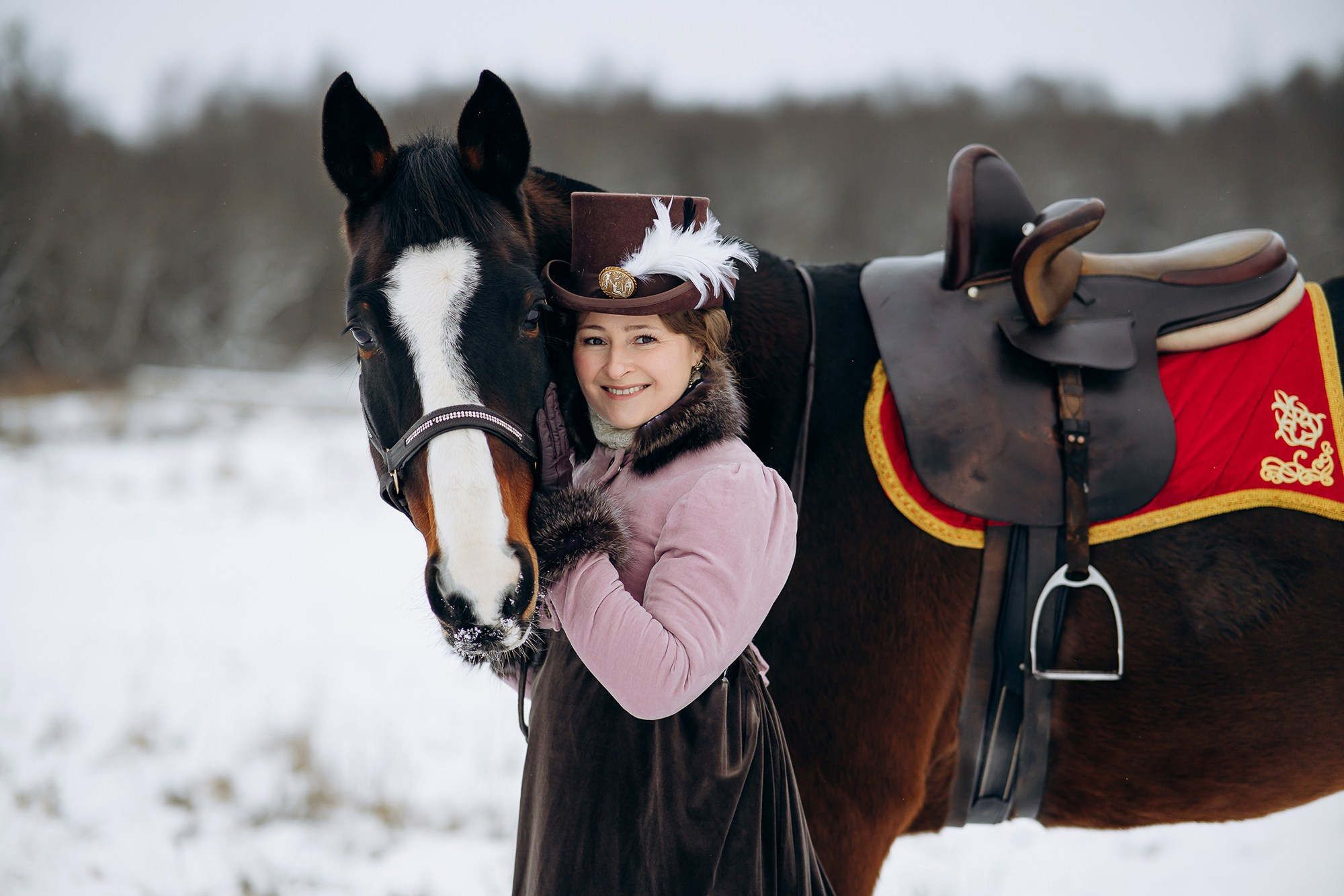 Фотосессия с лошадью в историческом образе. Свадебный и репортажный фотограф в Ярославле Евгений Сальников