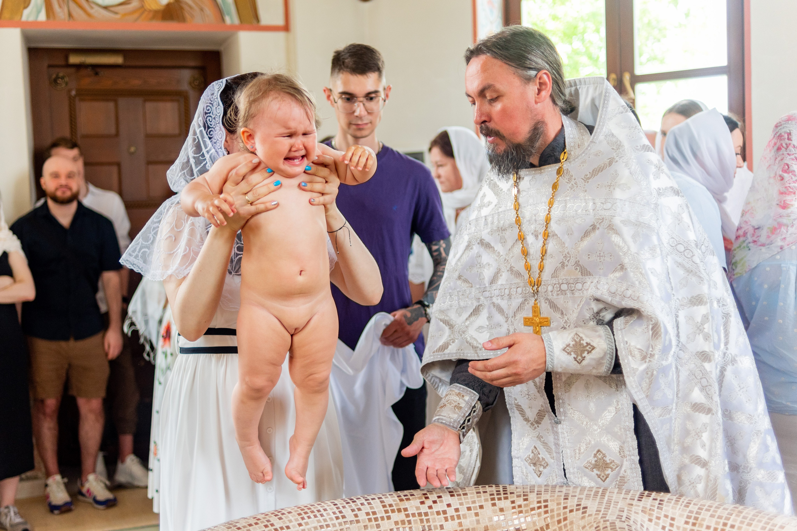 Крещение Ники. Фотограф Юлия Попова