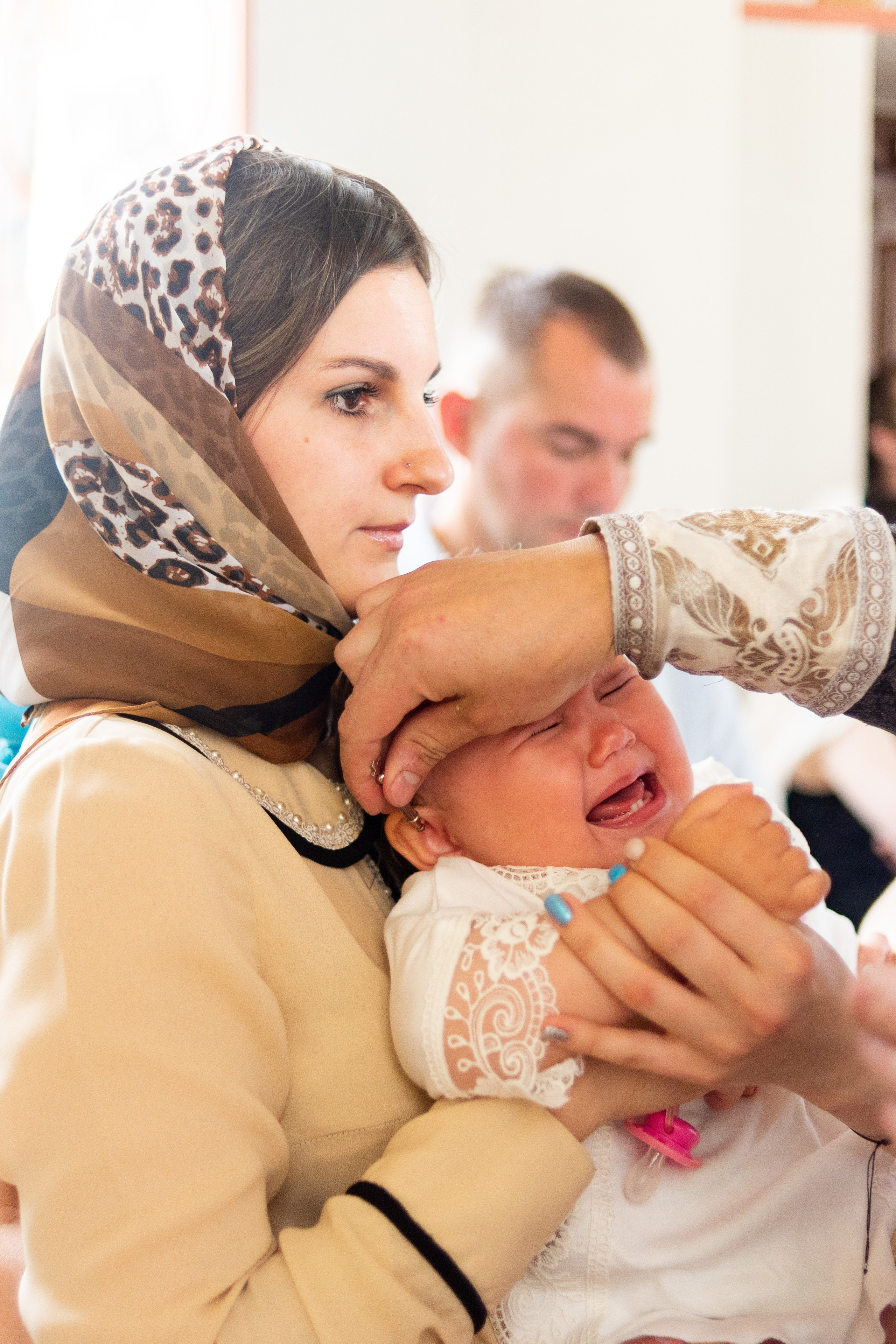 Крещение Ники. Фотограф Юлия Попова