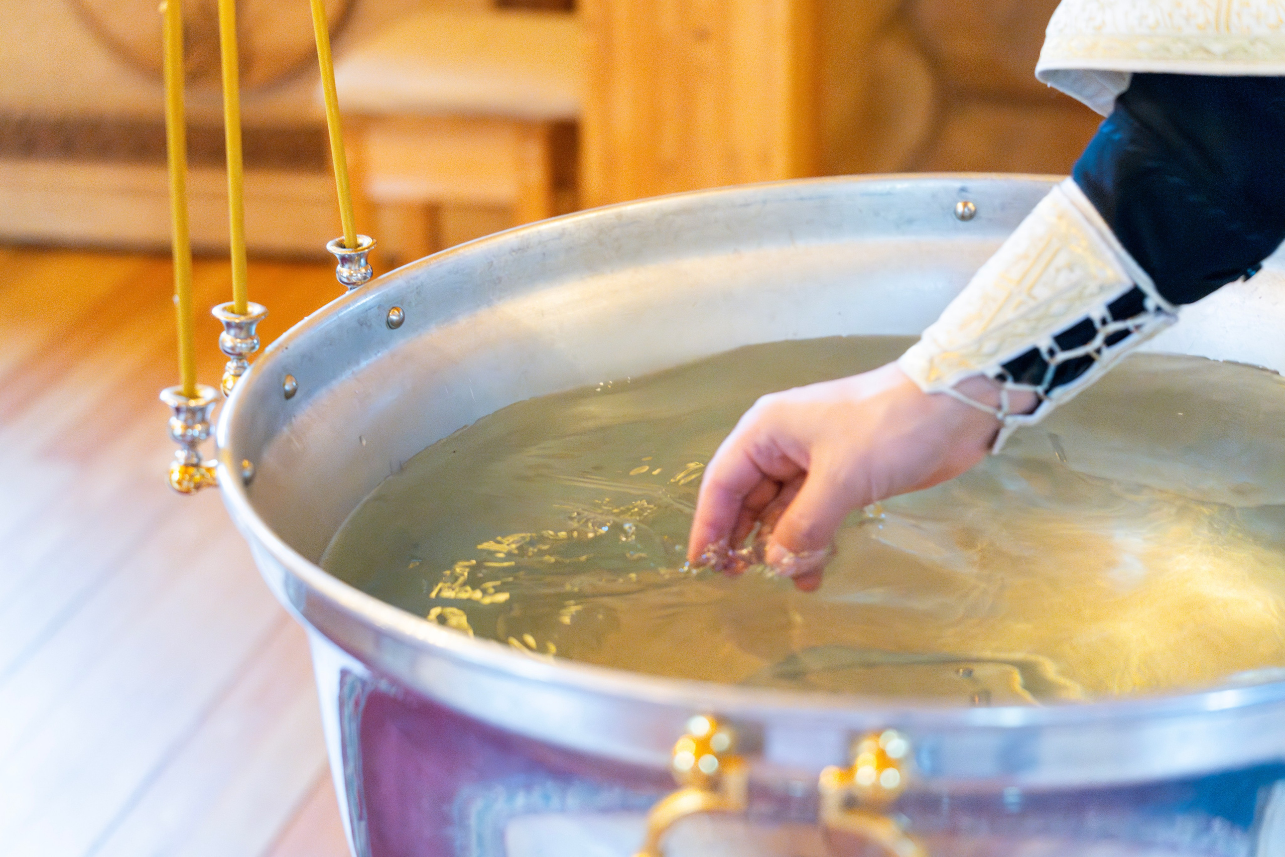 Крещение Ильи. Фотограф Юлия Попова