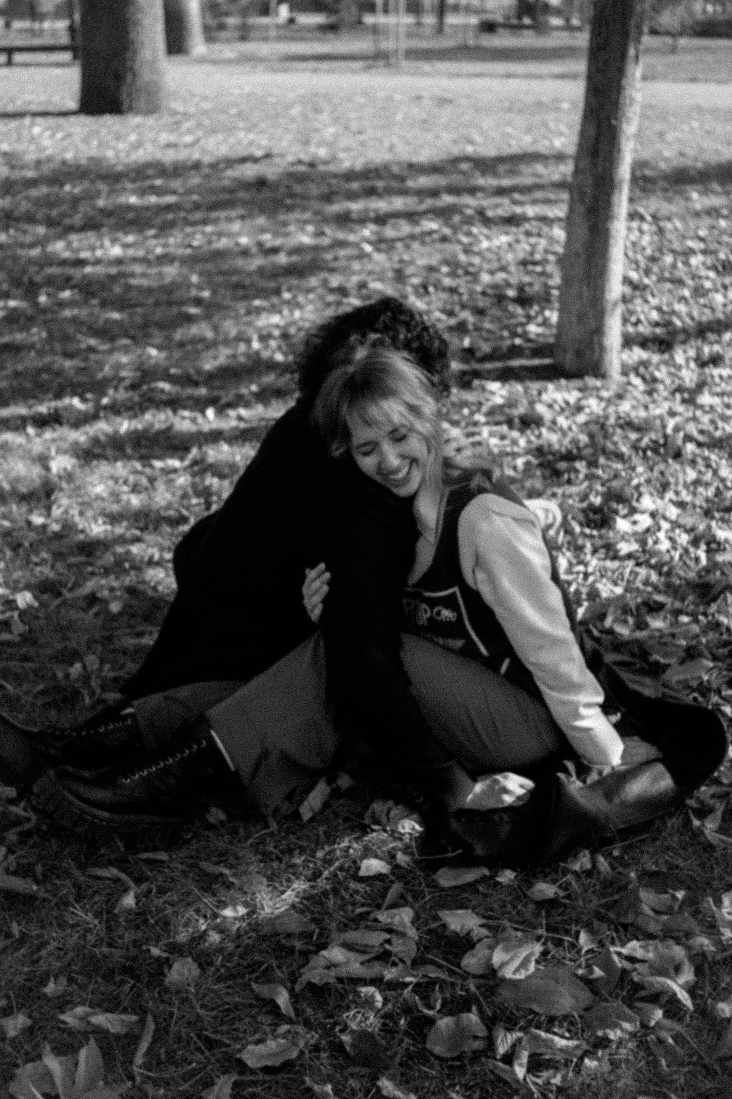 Фотосъёмка влюбленных в осеннем городе