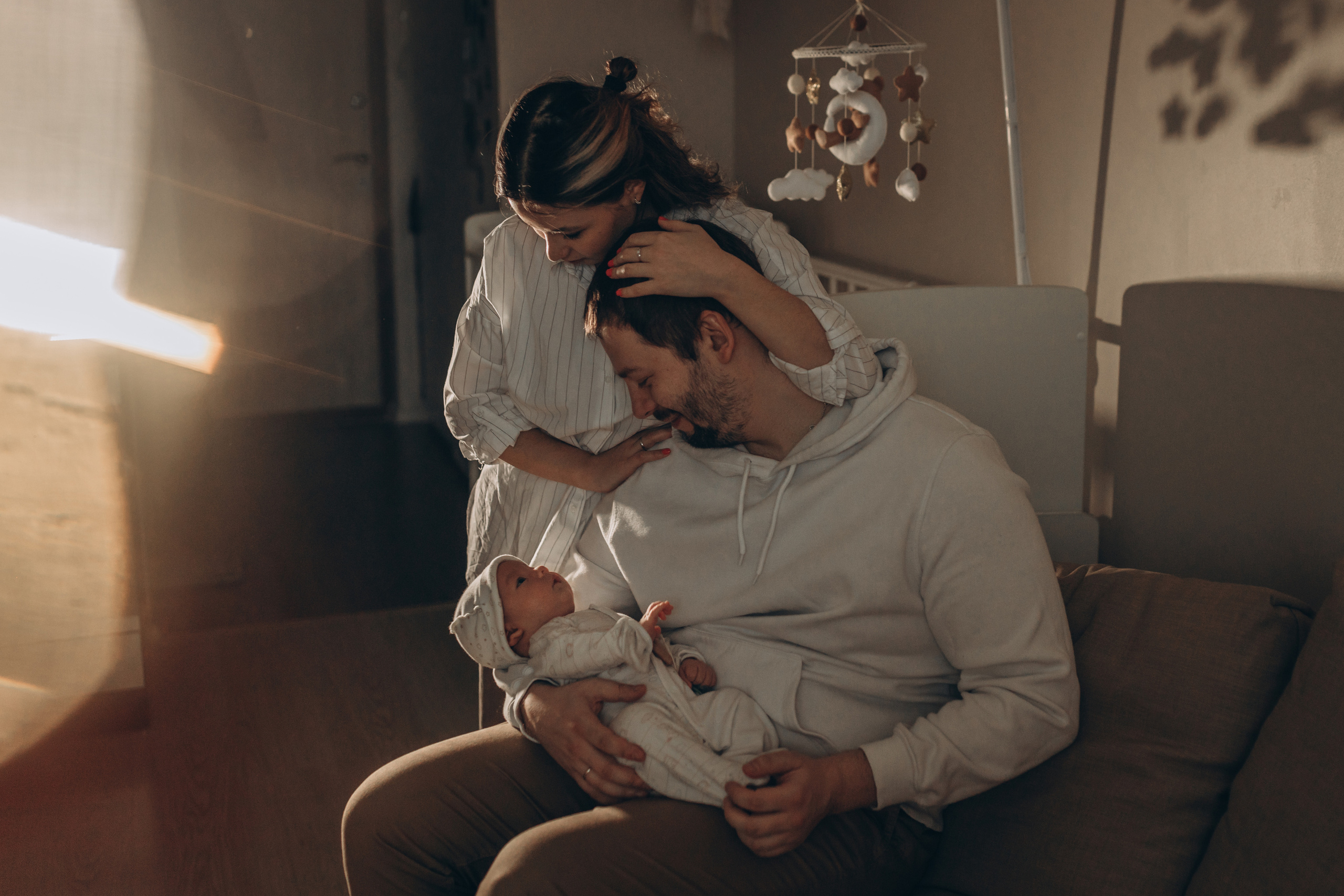 Ира, Сергей и маленький Богдан. Фотограф Ксюша Белоносова