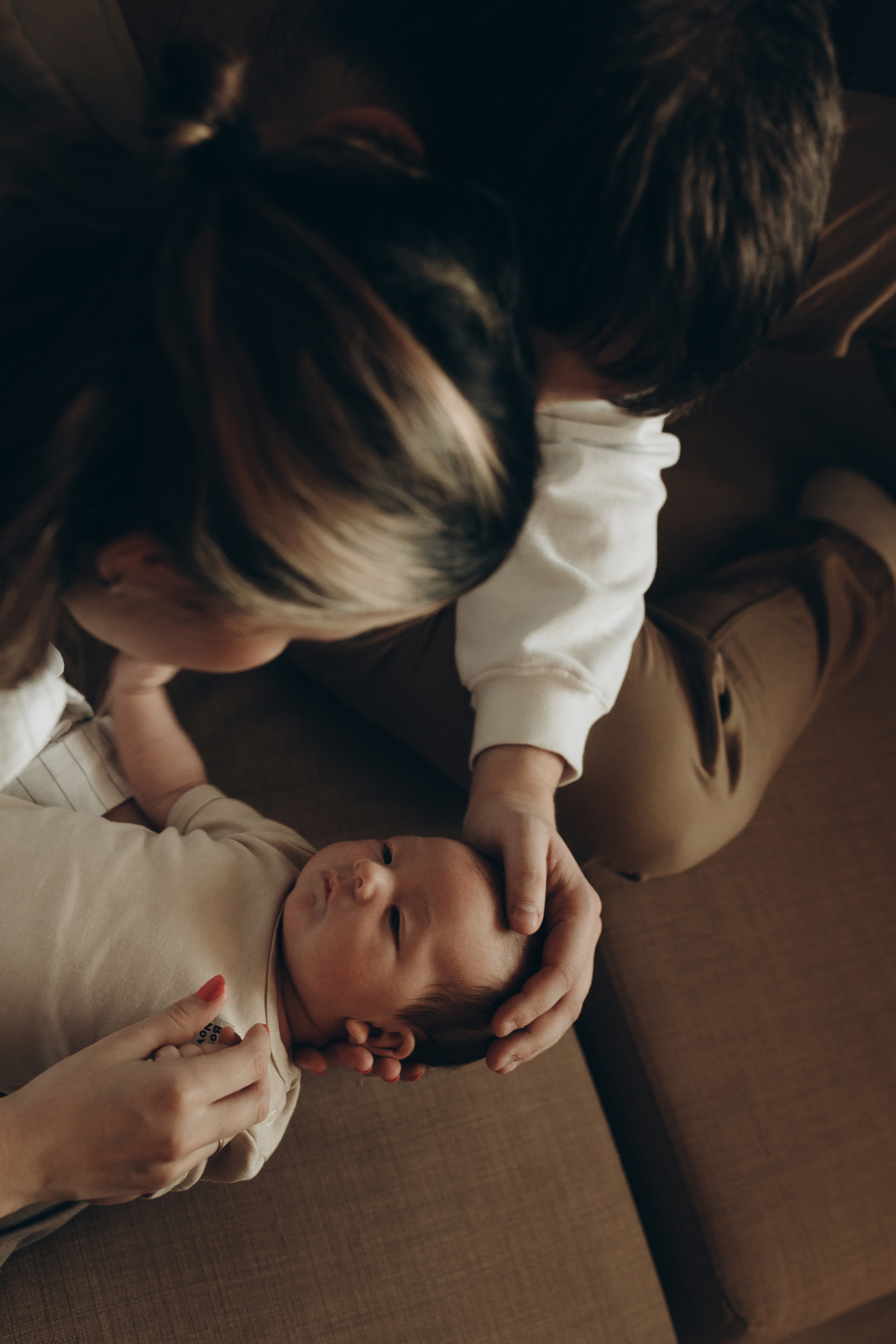 Ира, Сергей и маленький Богдан. Фотограф Ксюша Белоносова