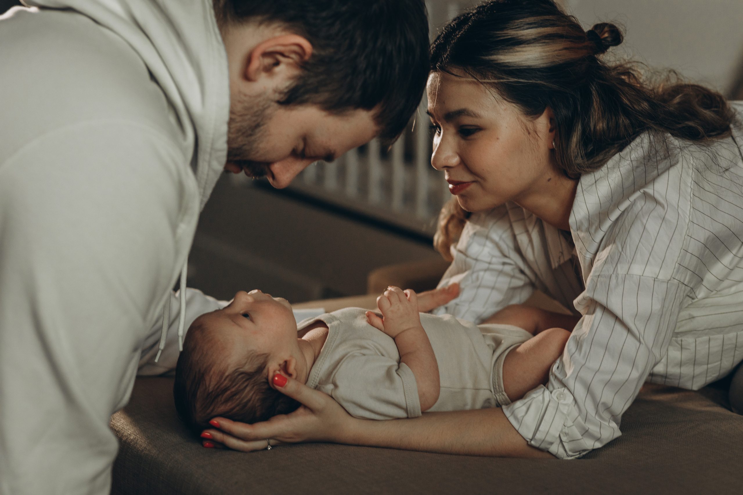 Ира, Сергей и маленький Богдан. Фотограф Ксюша Белоносова