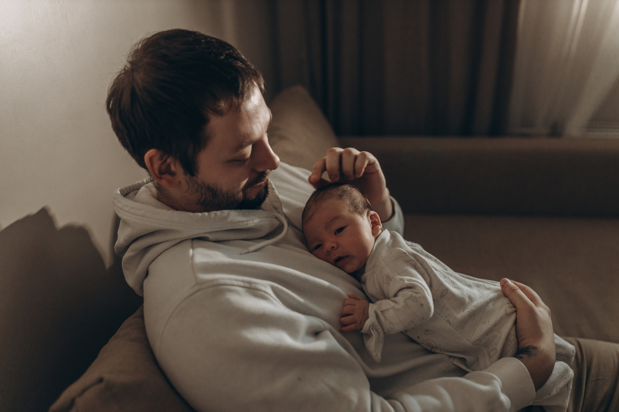 Ира, Сергей и маленький Богдан. Фотограф Ксюша Белоносова
