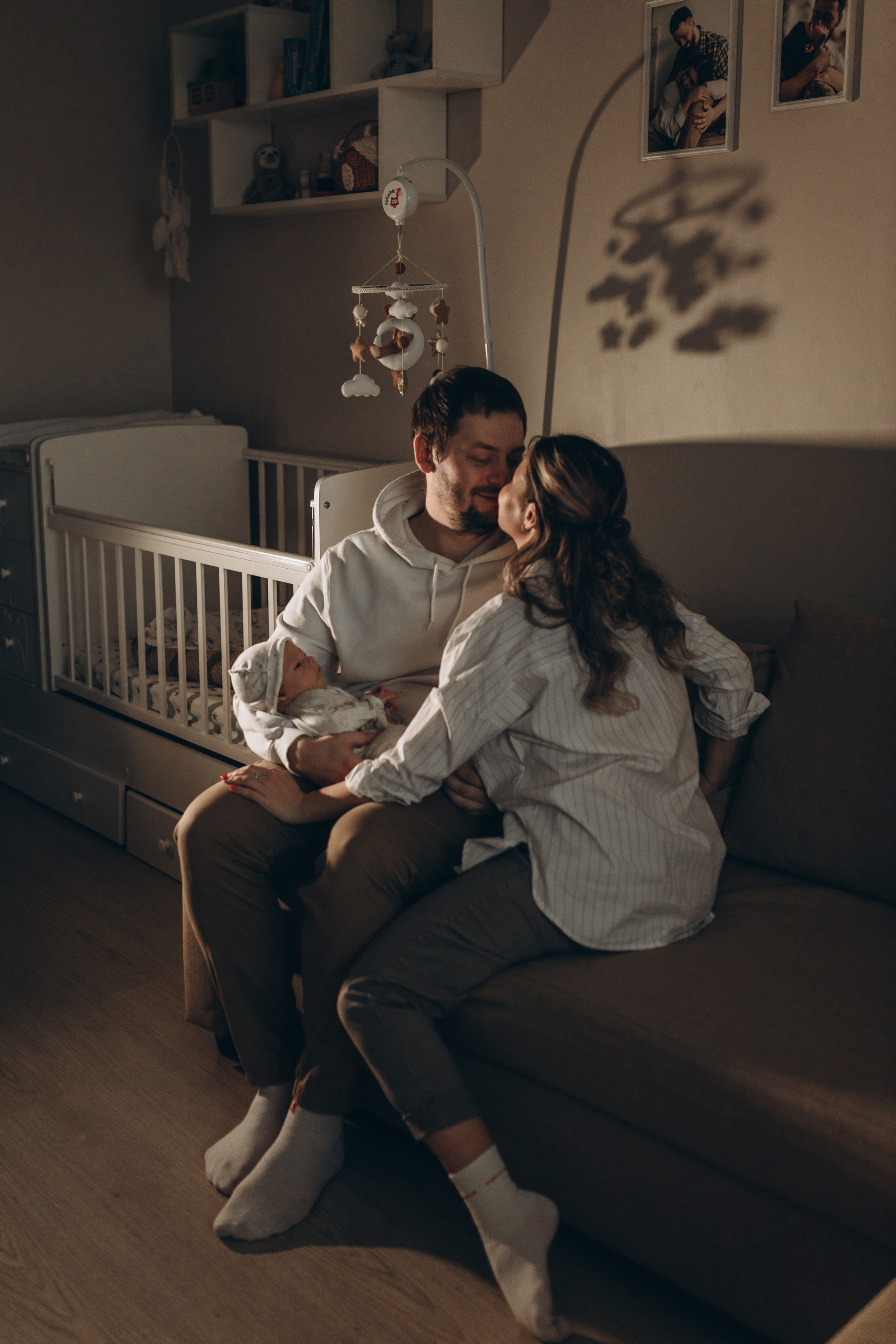 Ира, Сергей и маленький Богдан. Фотограф Ксюша Белоносова