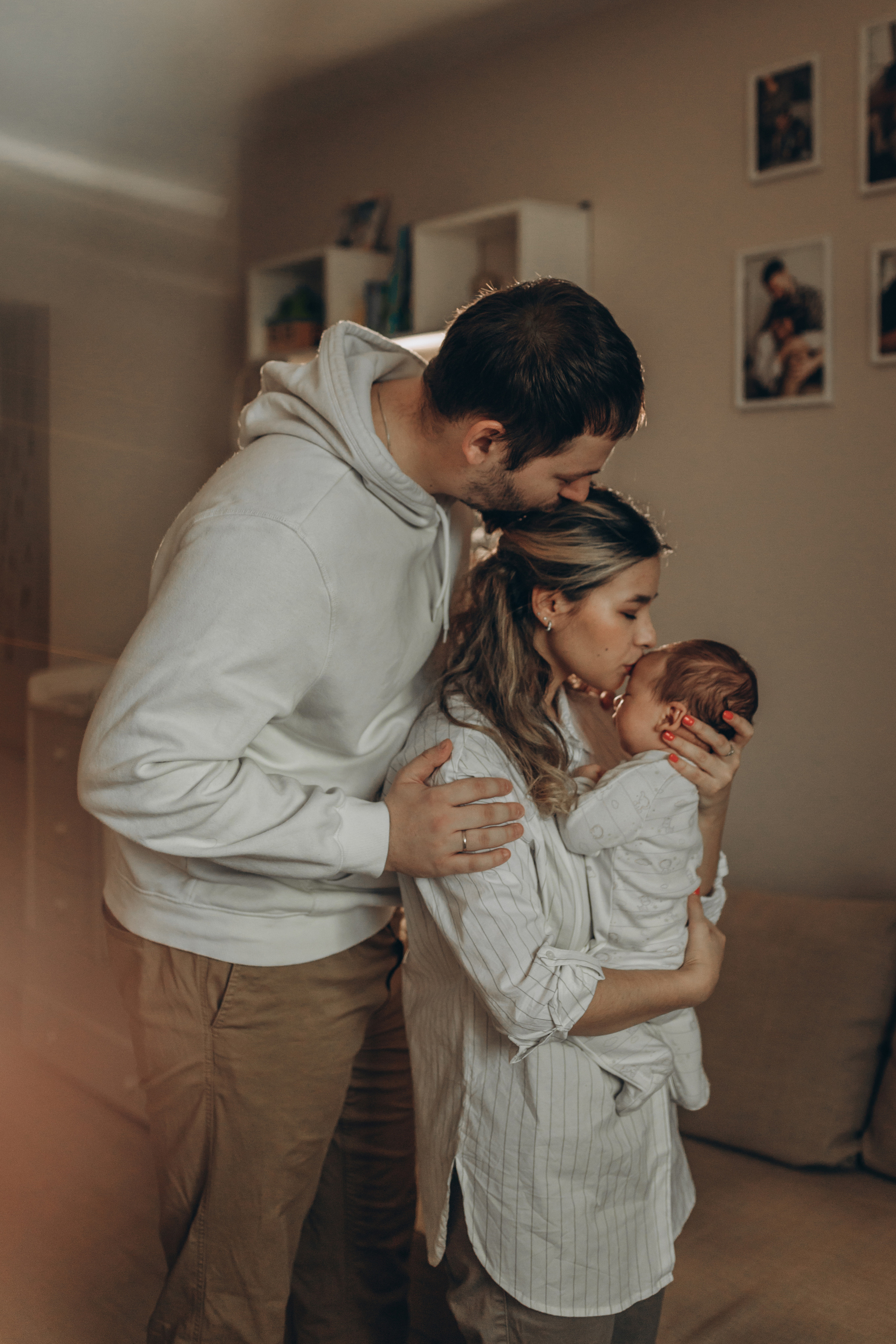 Ира, Сергей и маленький Богдан. Фотограф Ксюша Белоносова