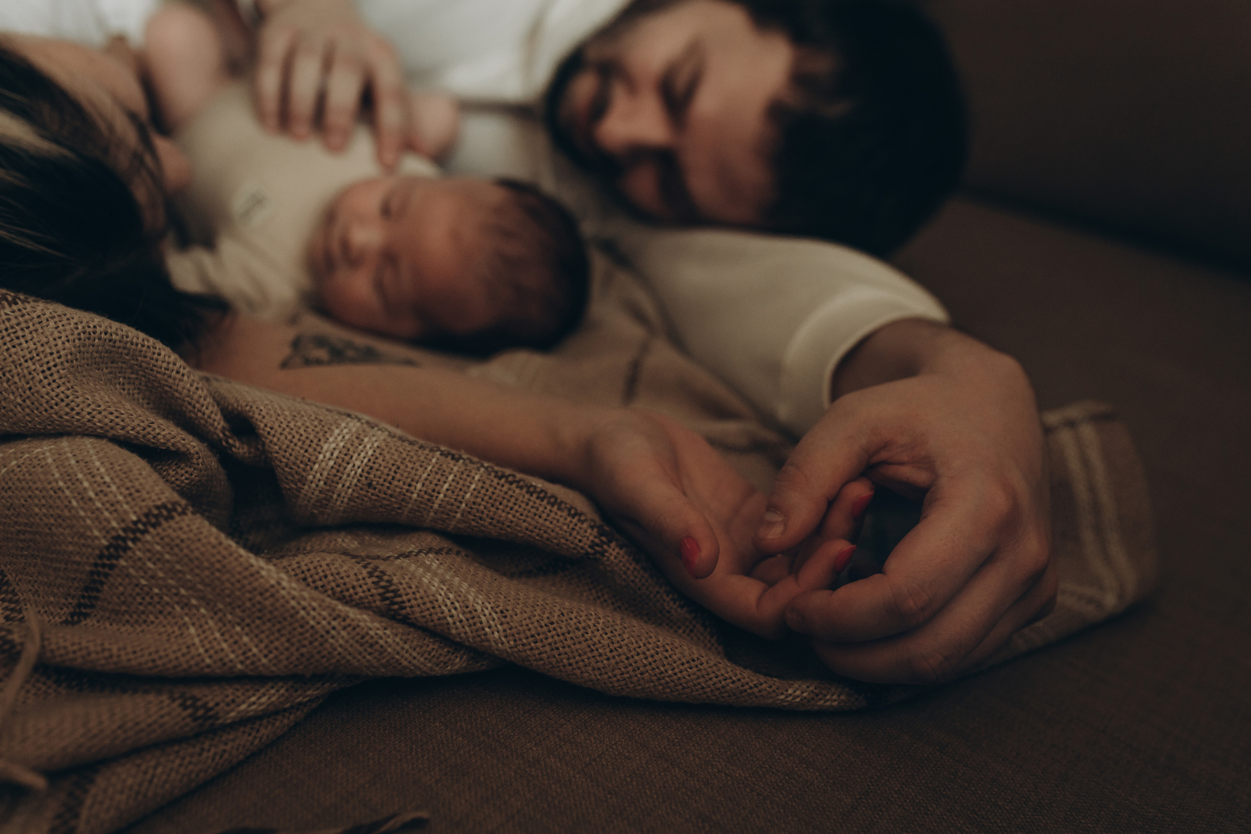 Ира, Сергей и маленький Богдан. Фотограф Ксюша Белоносова