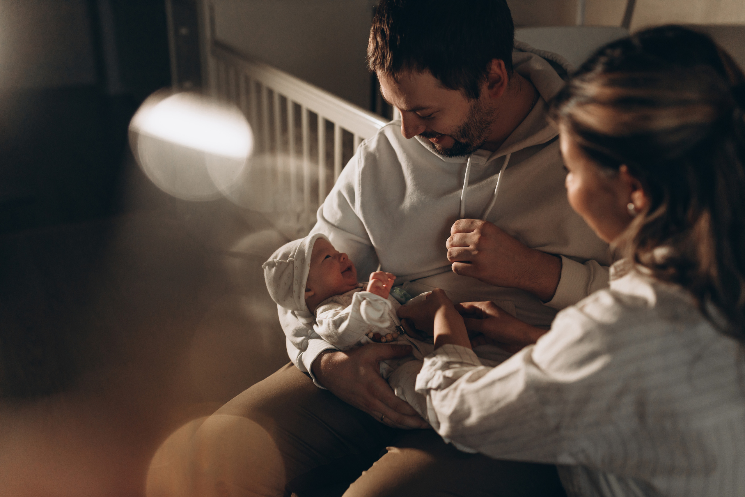 Ира, Сергей и маленький Богдан. Фотограф Ксюша Белоносова