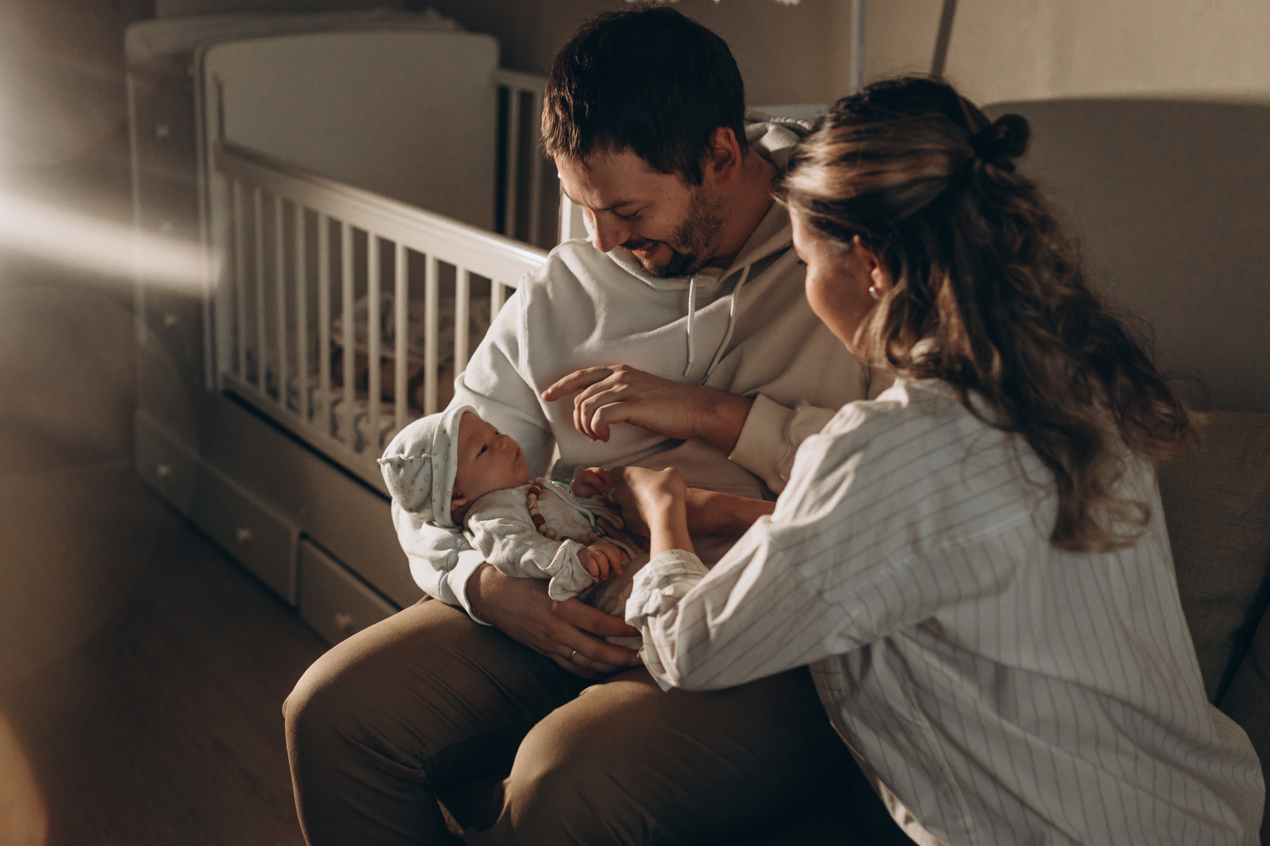 Ира, Сергей и маленький Богдан. Фотограф Ксюша Белоносова