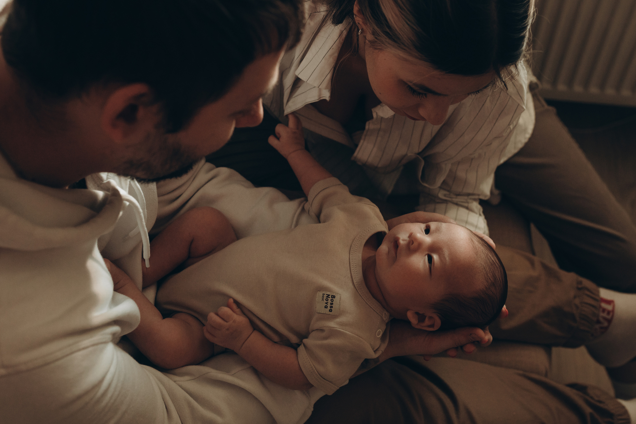 Ира, Сергей и маленький Богдан. Фотограф Ксюша Белоносова