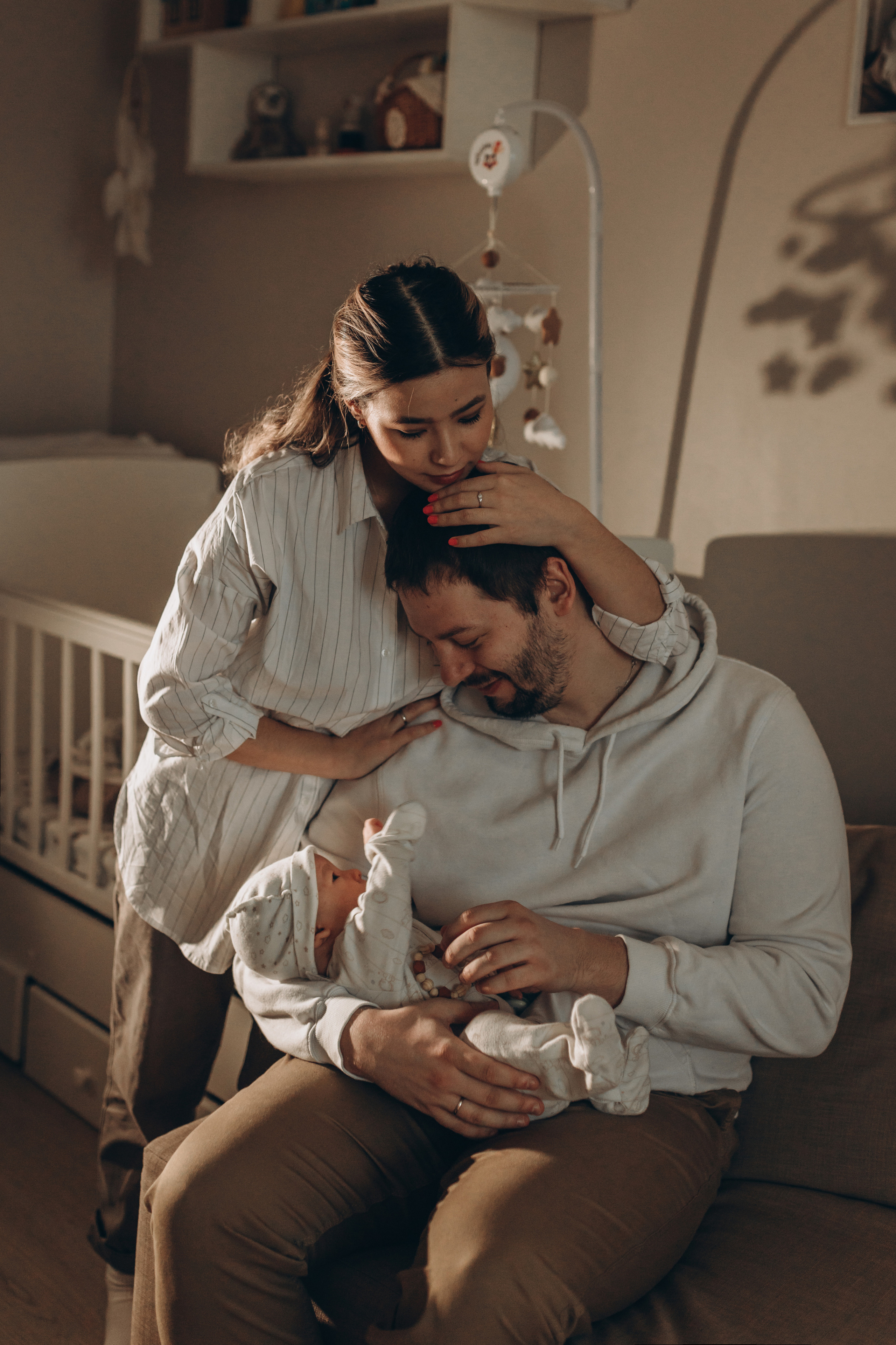 Ира, Сергей и маленький Богдан. Фотограф Ксюша Белоносова