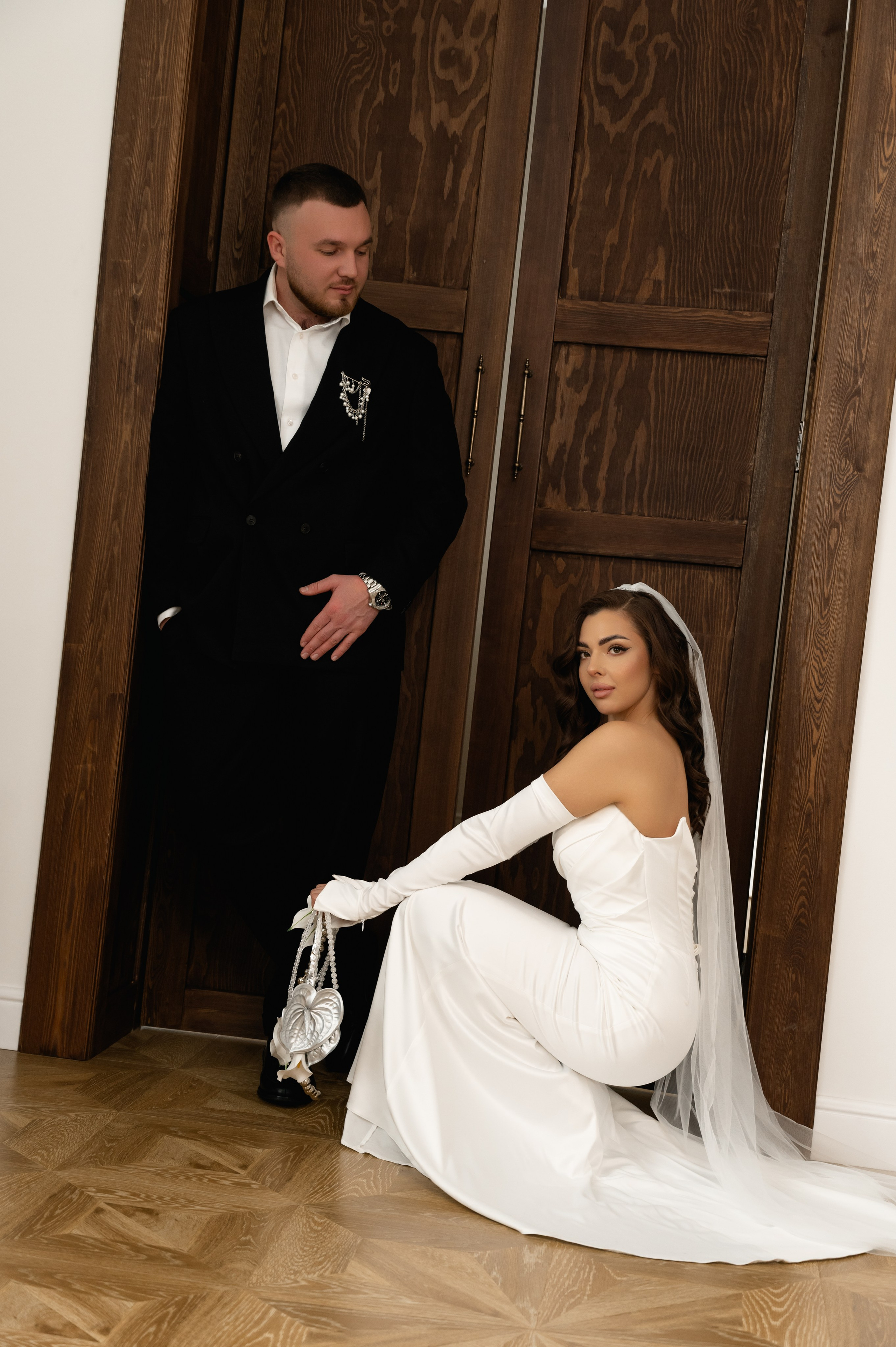 Свадебная фотосессия в студии. Свадебный и семейный фотограф в Краснодаре Алина Мельник