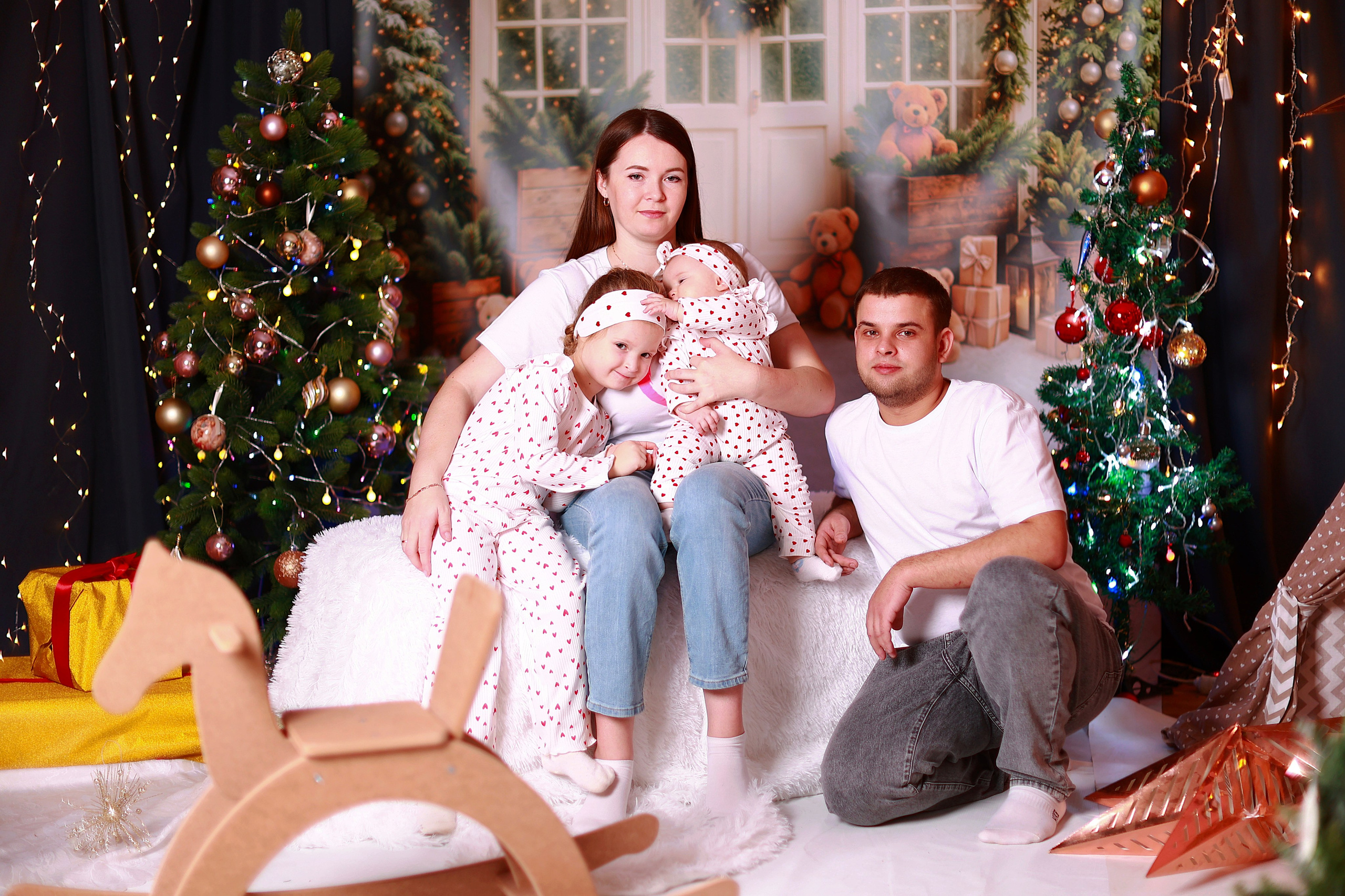 Новогодняя семья. Фотолаборатория Ваниль