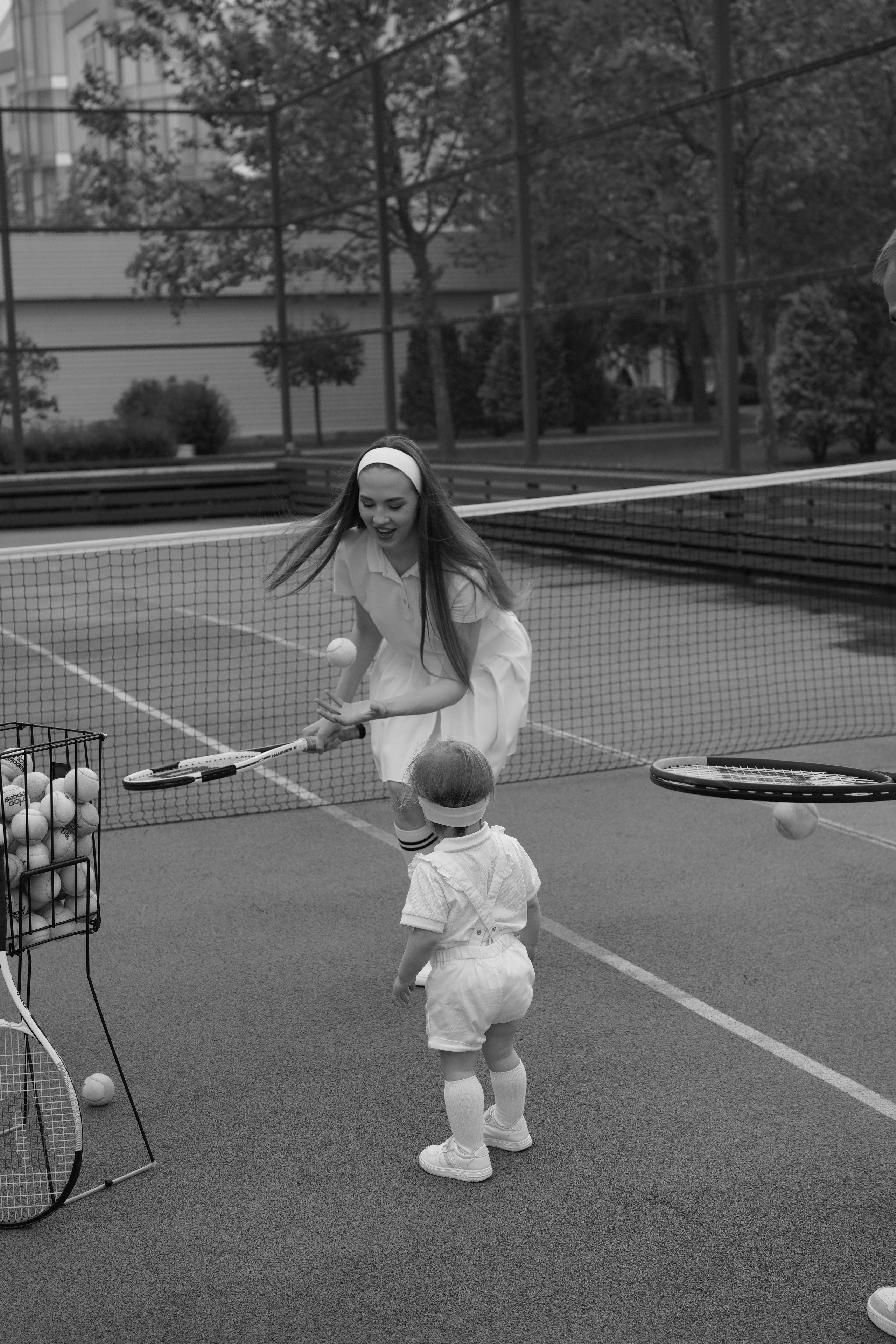 Теннис с семьей. Свадебный и семейный фотограф Афанасьева Анна в Кисловодске