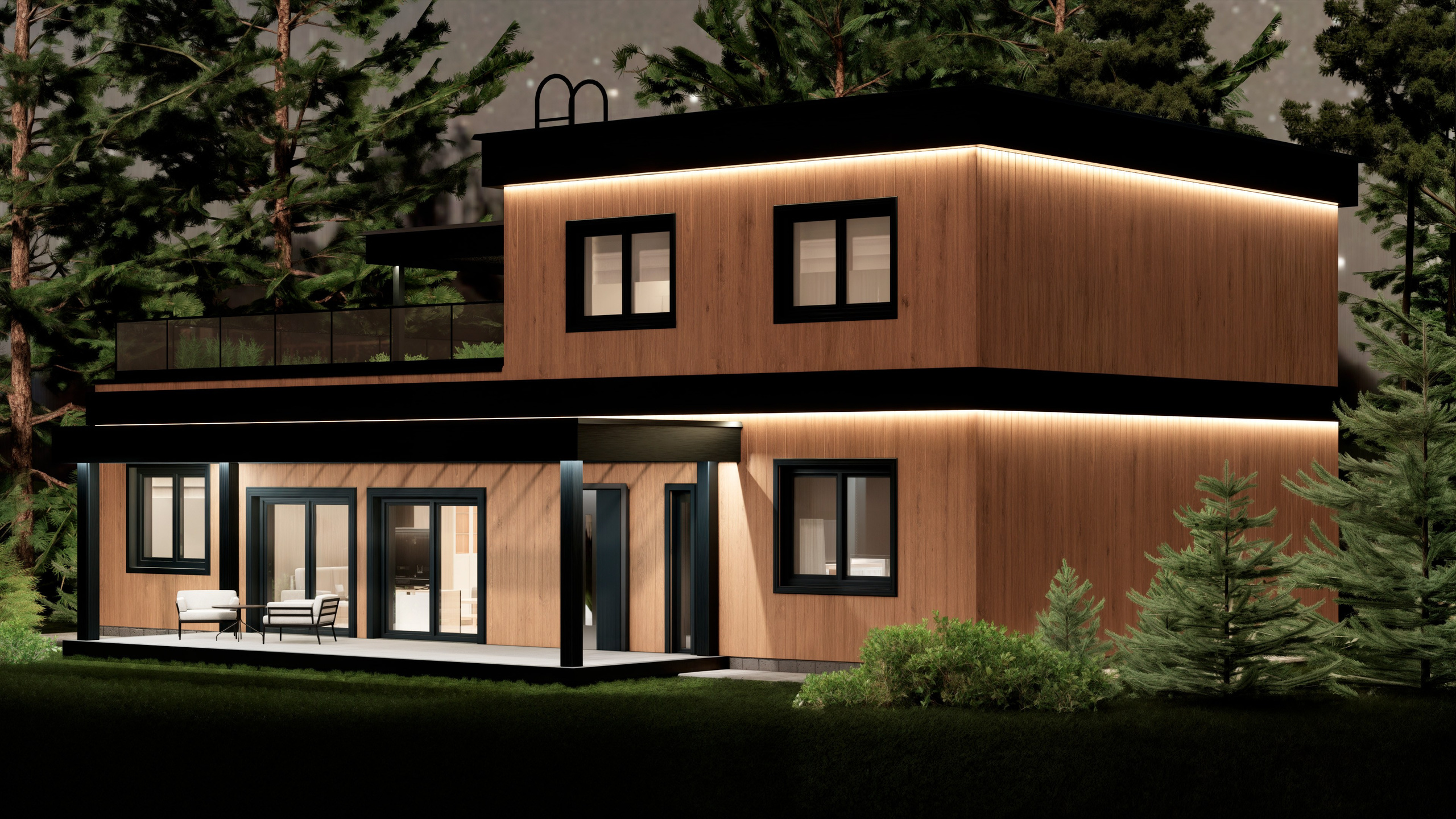 Жилой дом двухэтажный. Главная