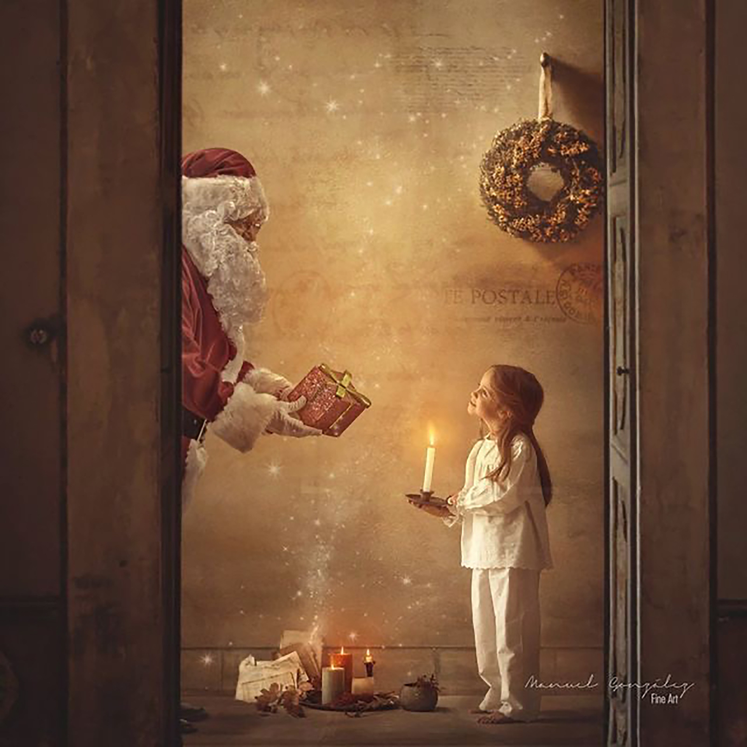 Примерные фотографии для фотопроекта «Новый год с Сантой». Семейный и детский фотограф в Краснодаре Анна Трашкова