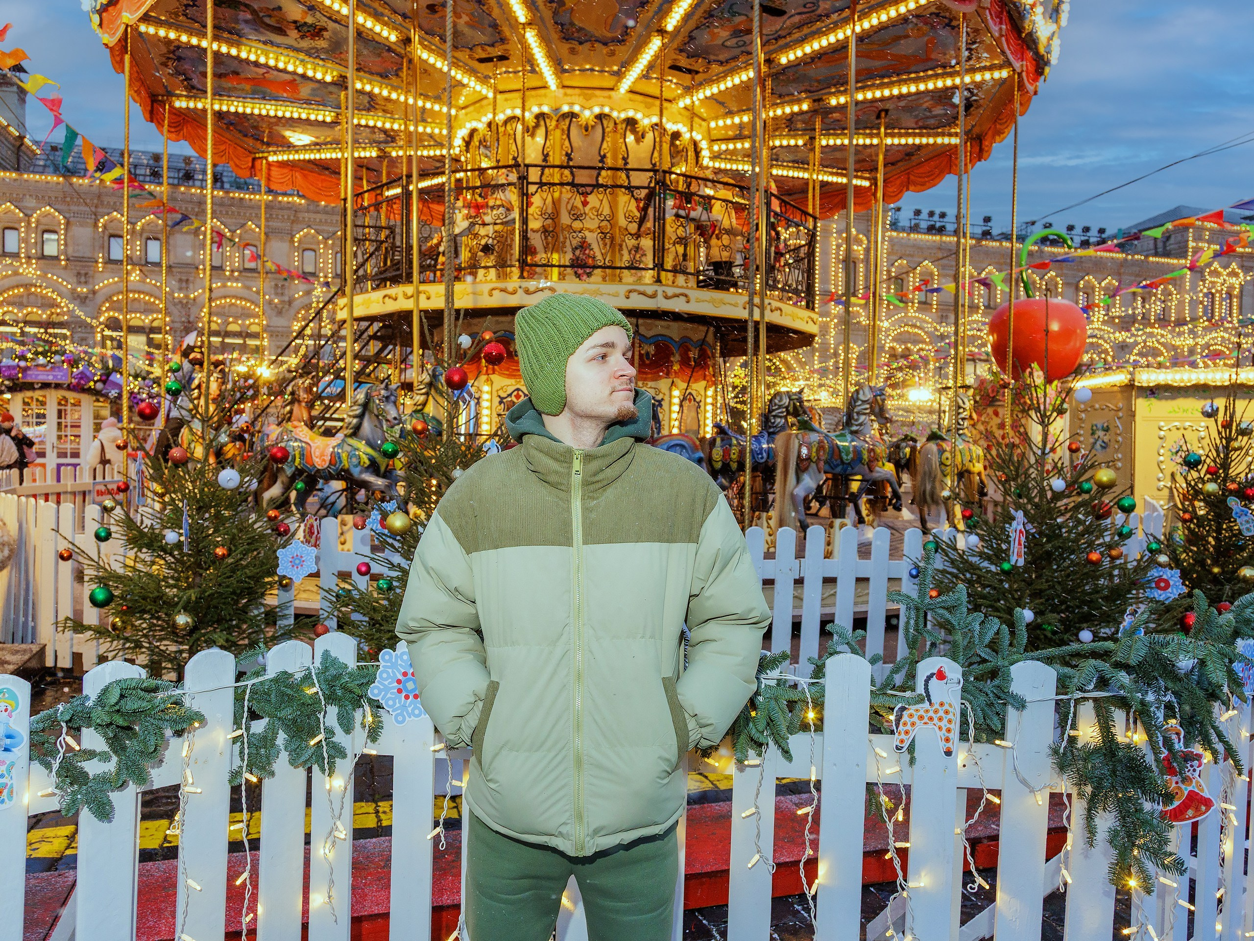 Новогодняя прогулка. Фотограф Алексей Зозин в Москве