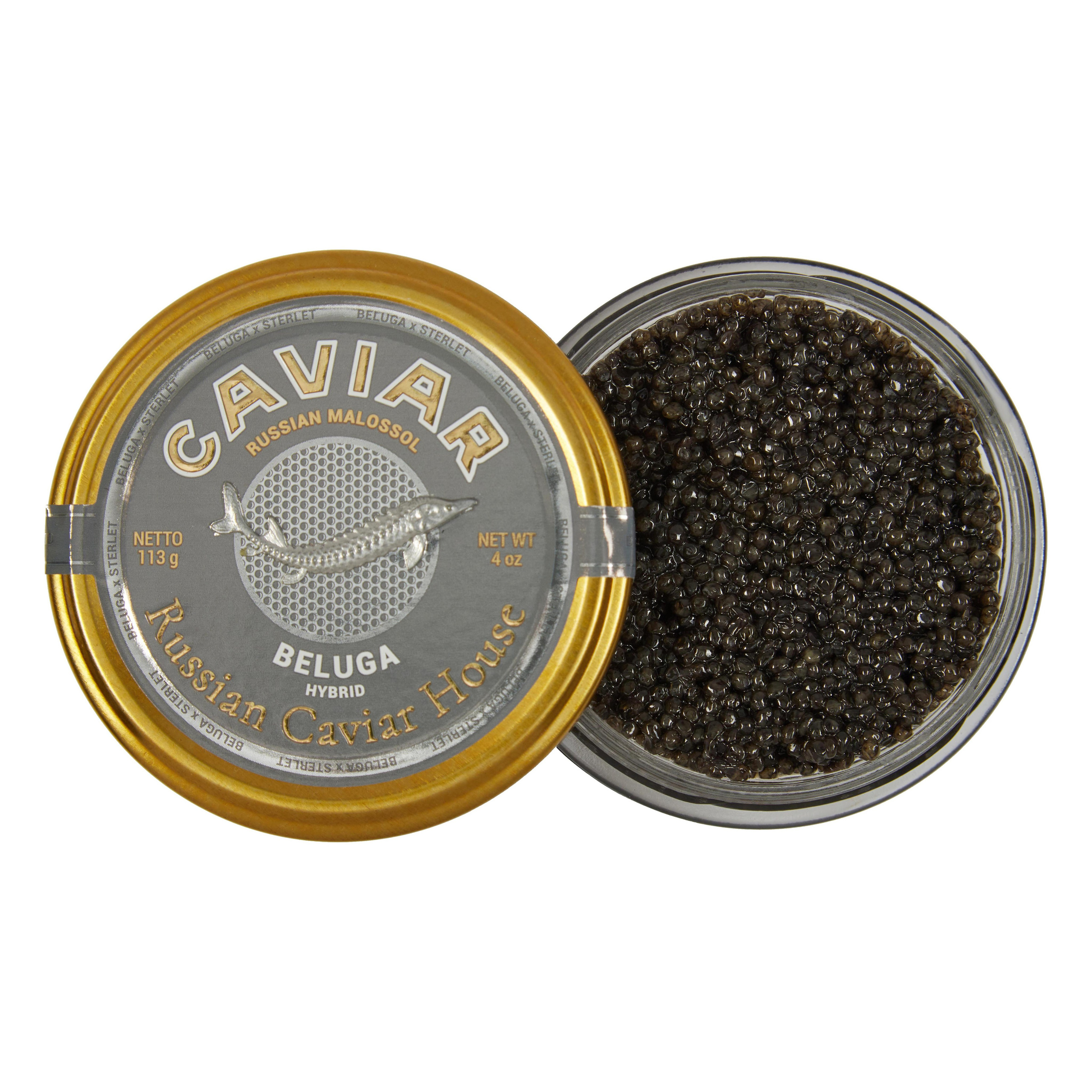 Съемка икры на белом