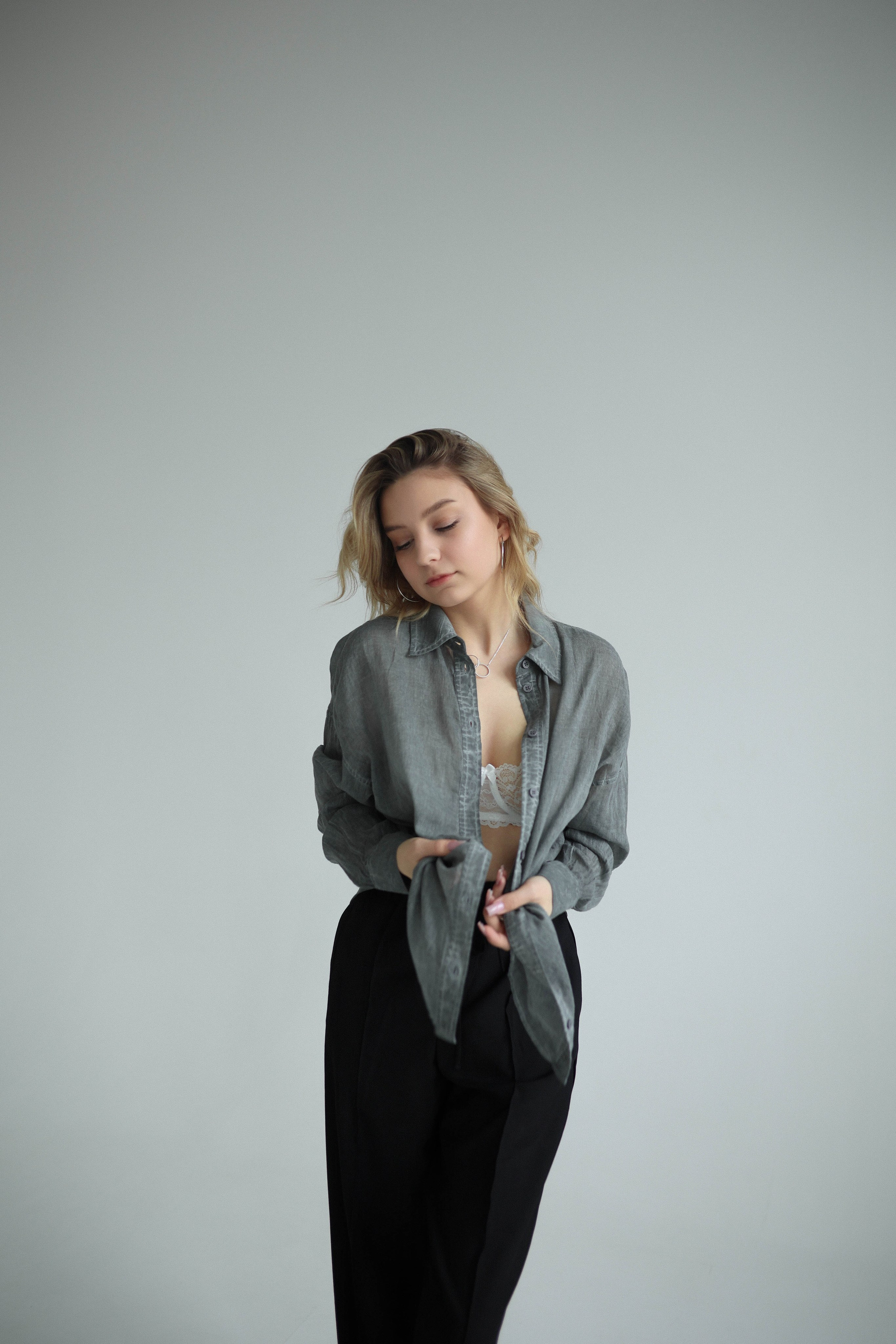 Фотосъемка для Юли в студии. Фотограф Самара Лена Мандарин