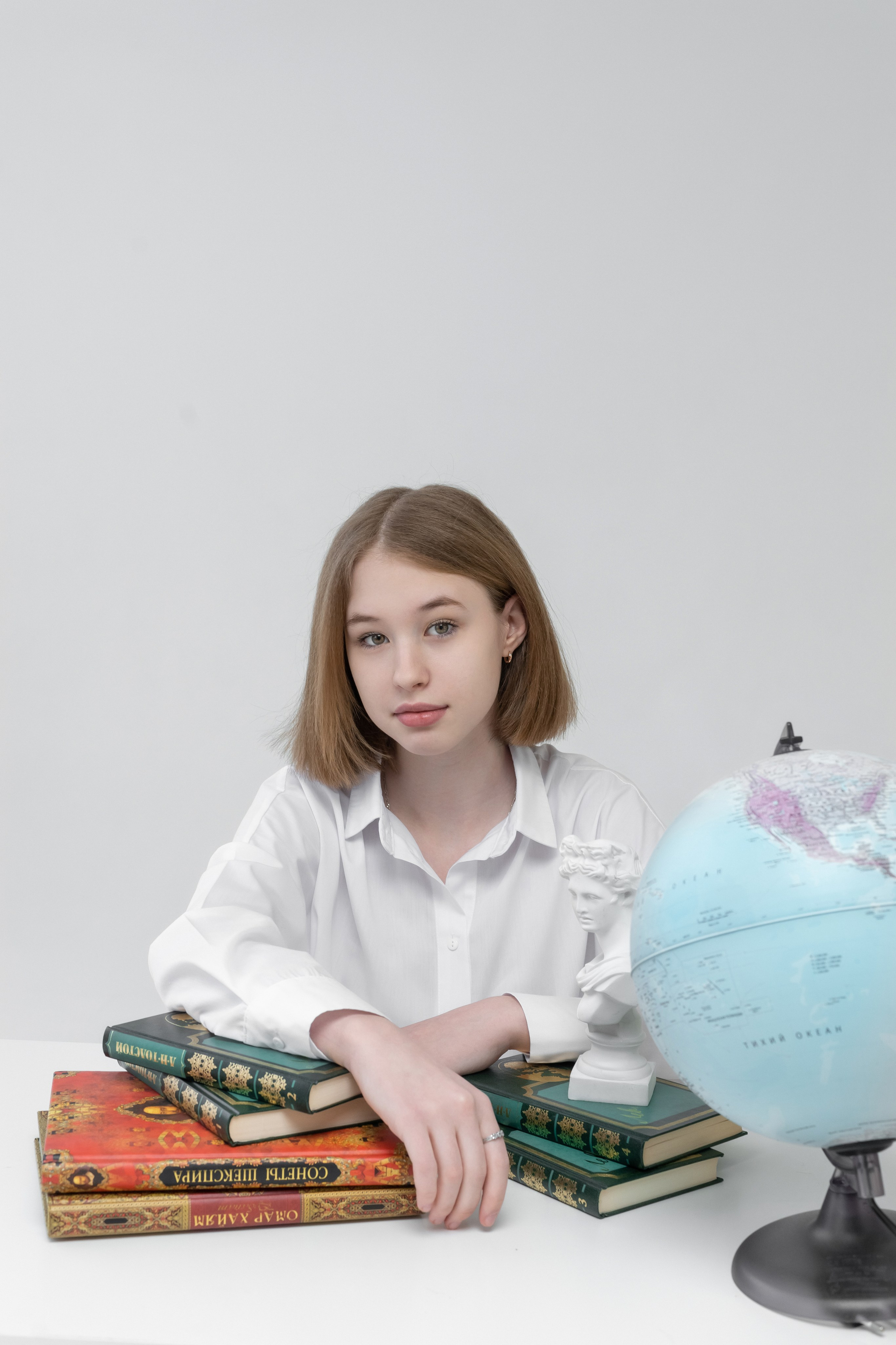 В студии сьемка школьников. Ольга Плаксина фотограф в Саратове